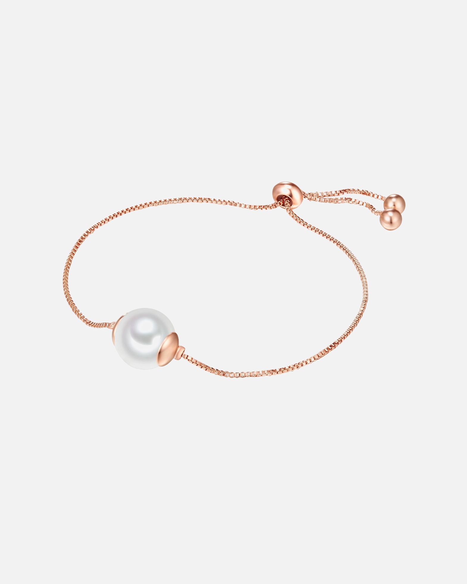 Bracelet for FemmeLulu & JaneBracelet Laiton Perles organiques en Or rose16,0 - 22,0 cm, flexibel einstellbar