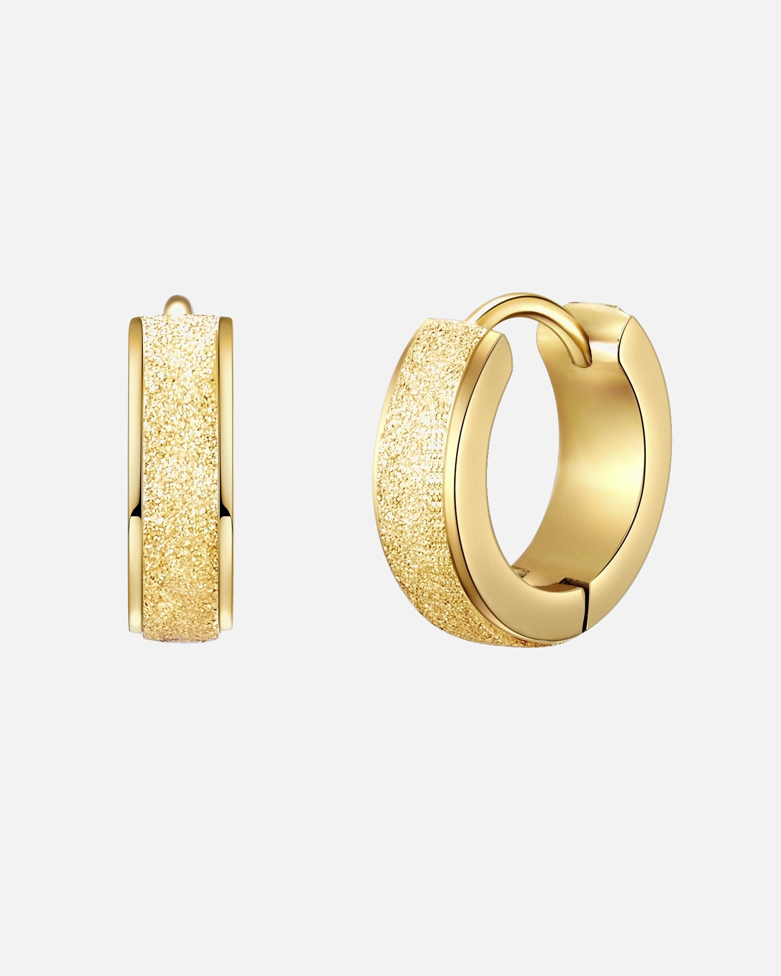 Créoles for FemmeCréoles en acier inoxydé Acier inoxydable en Or jaune12,9 mm