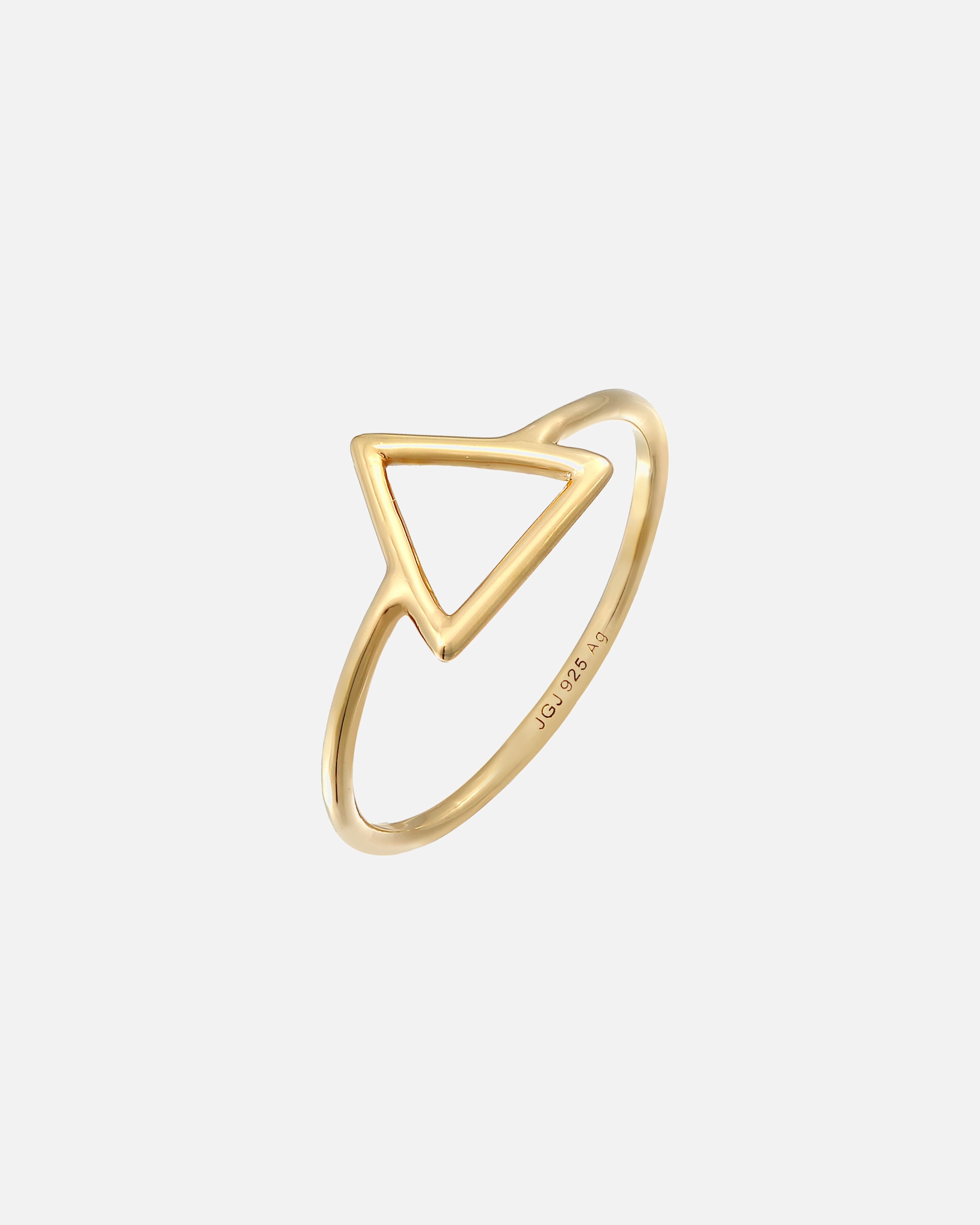 Bague for FemmeElliFemmes Triangle Géo Tendance Filigrane en Argent Sterling 92558