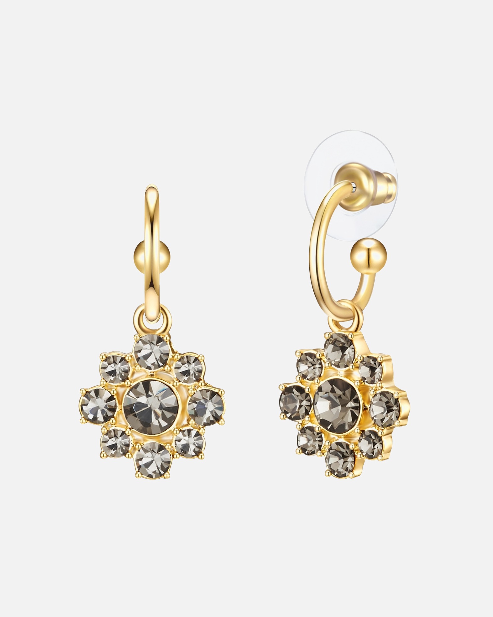 Boucle d'oreilles for FemmeBoucles d'oreille tendance Métal Verre en Or jaune30,0 mm