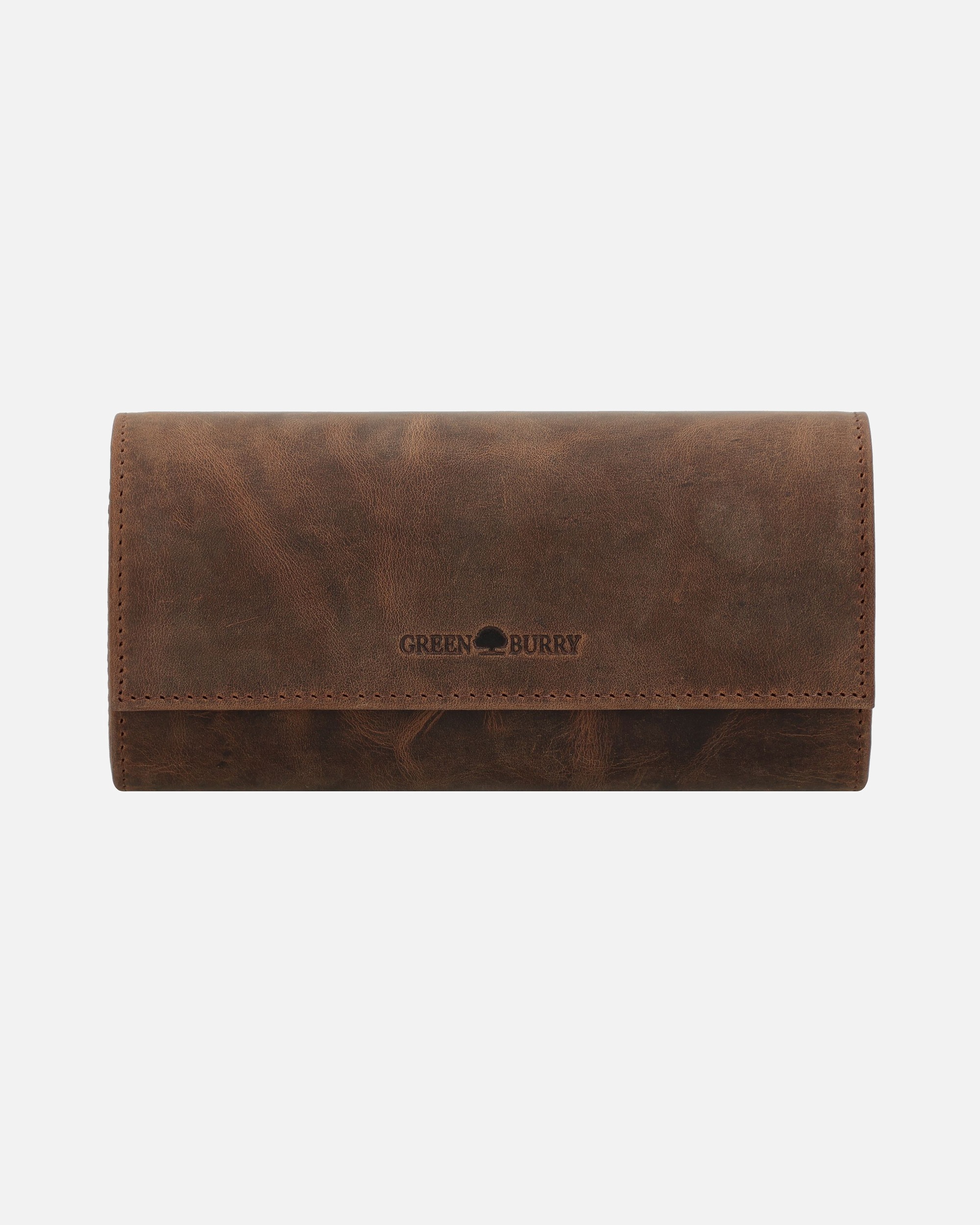 Uhr für Männlich Greenburry Vintage Uhrenetui Leder 21,5 cm brown