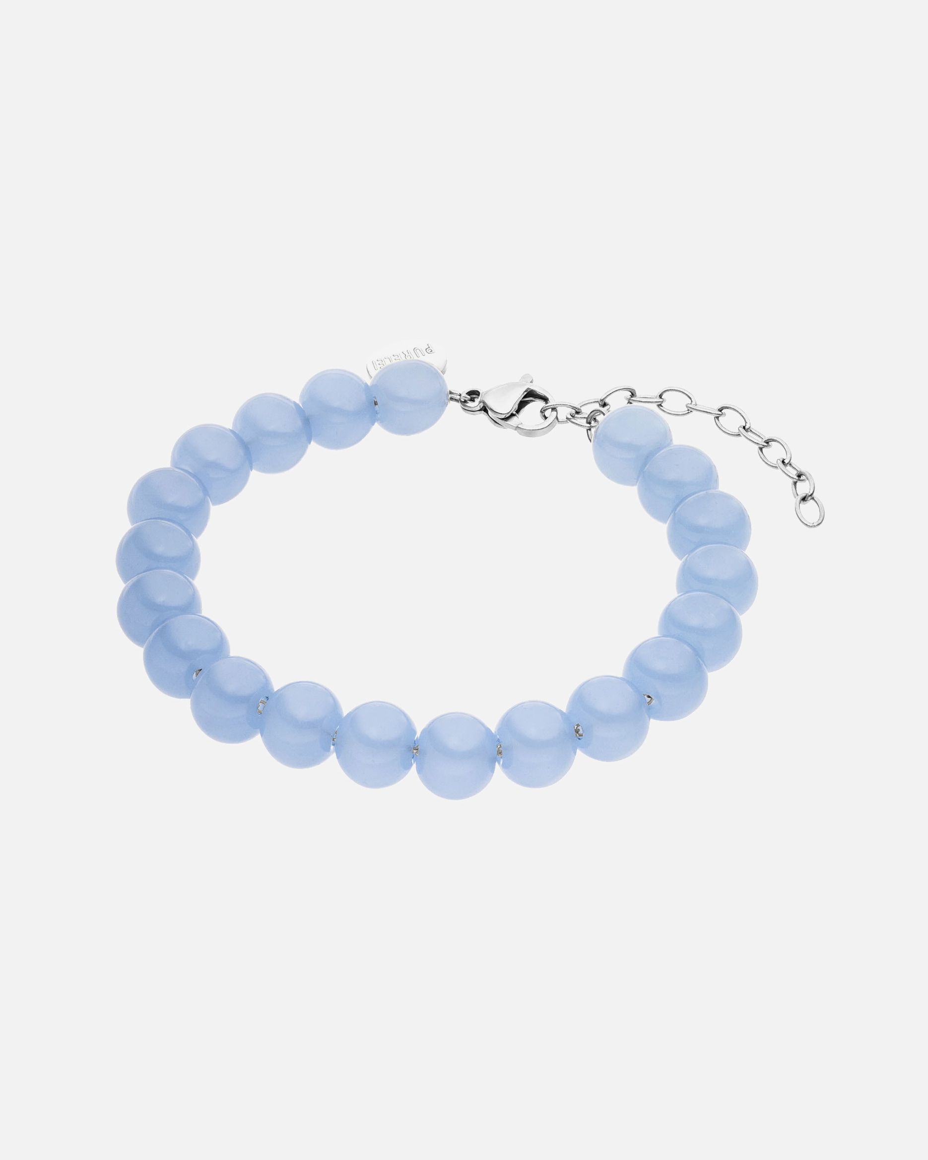 Bracelet for UnisexePureleiBlue Lagoon Bracelet 100% acier inoxydableArgent