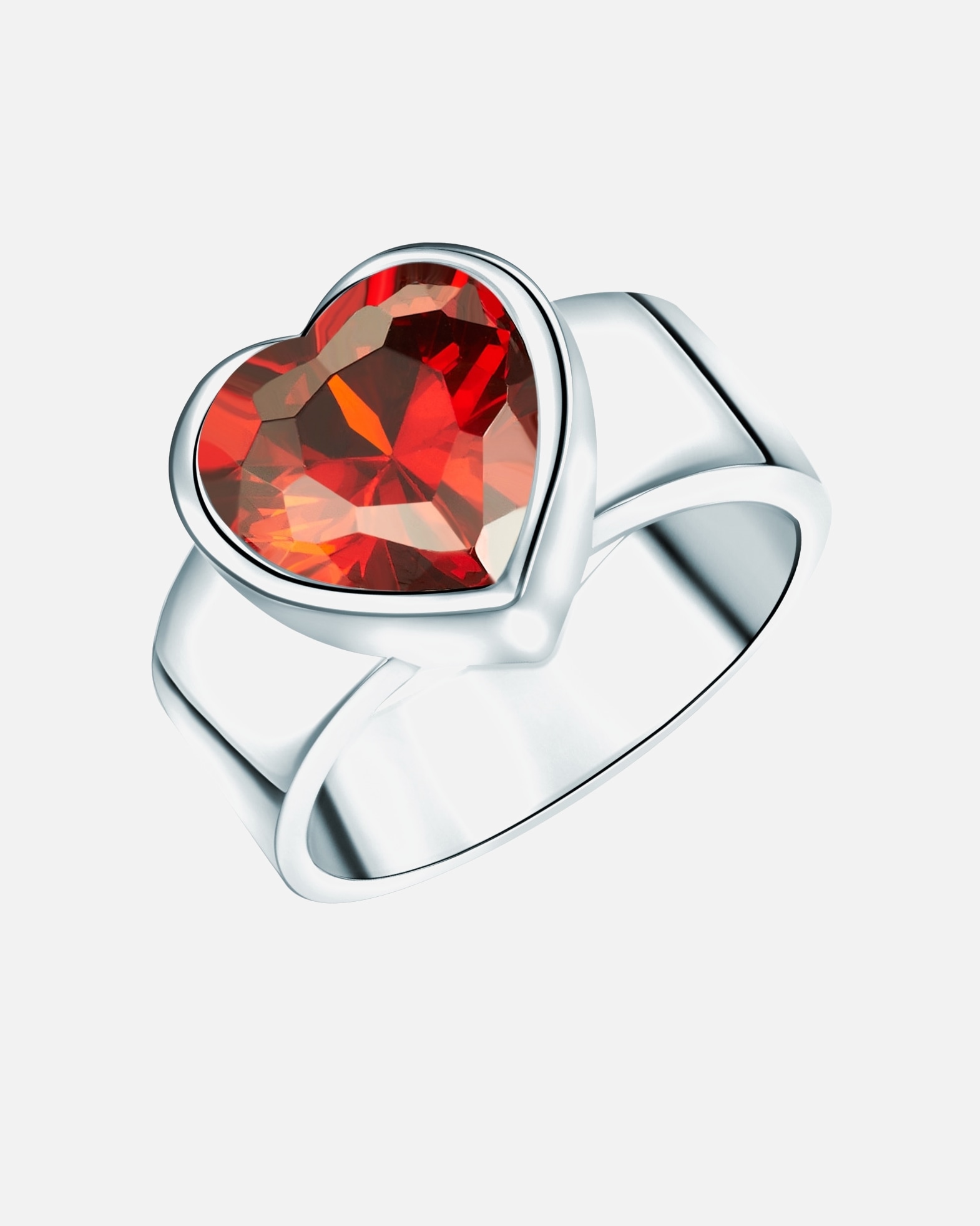 Bague for FemmeRafaela DonataBague en argent Coeur Argent sterling Oxyde de zirconium (CZ) en Argent54