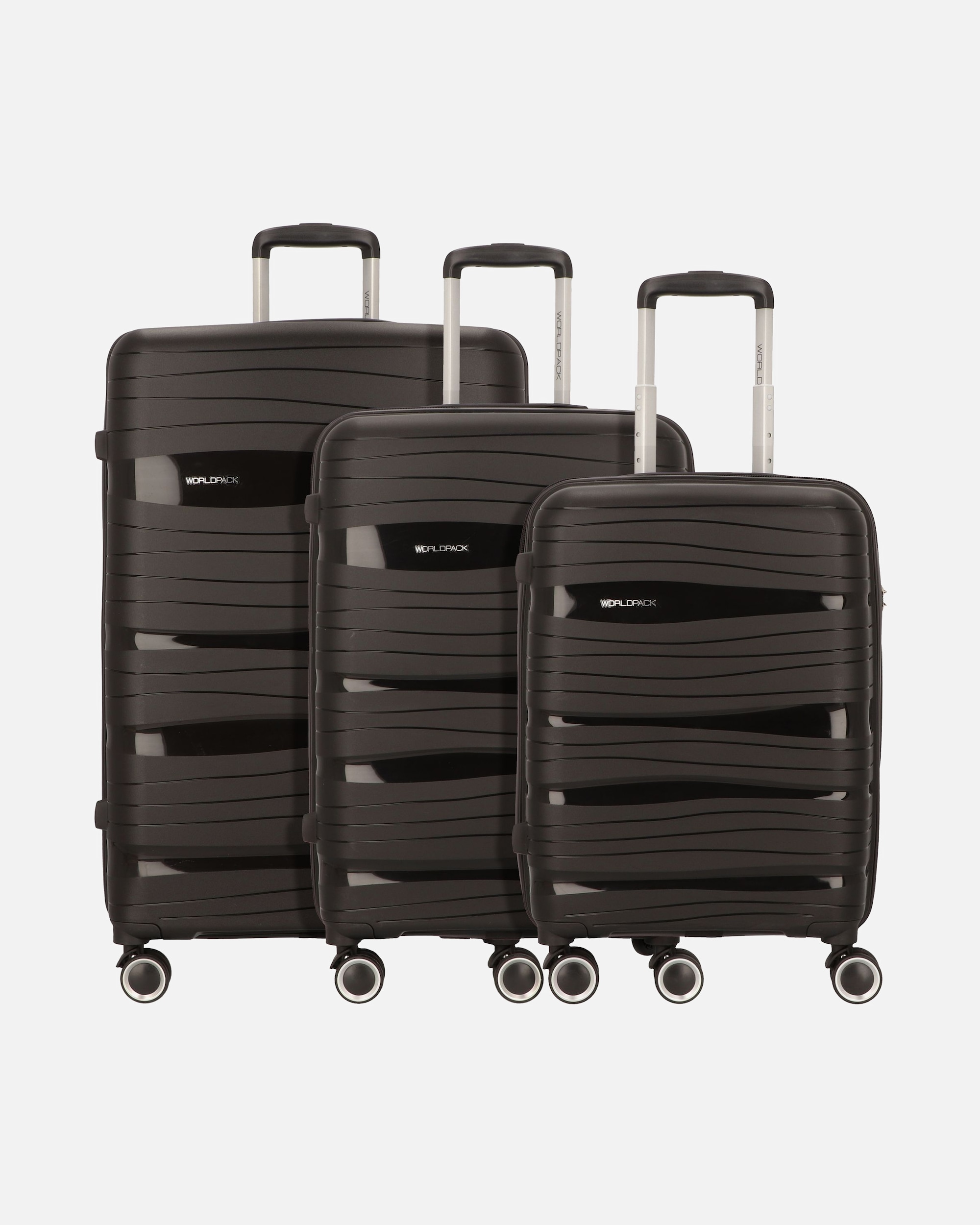 Valise for HommeMiami 4 roulettes Set de valises 3 piècesschwarz