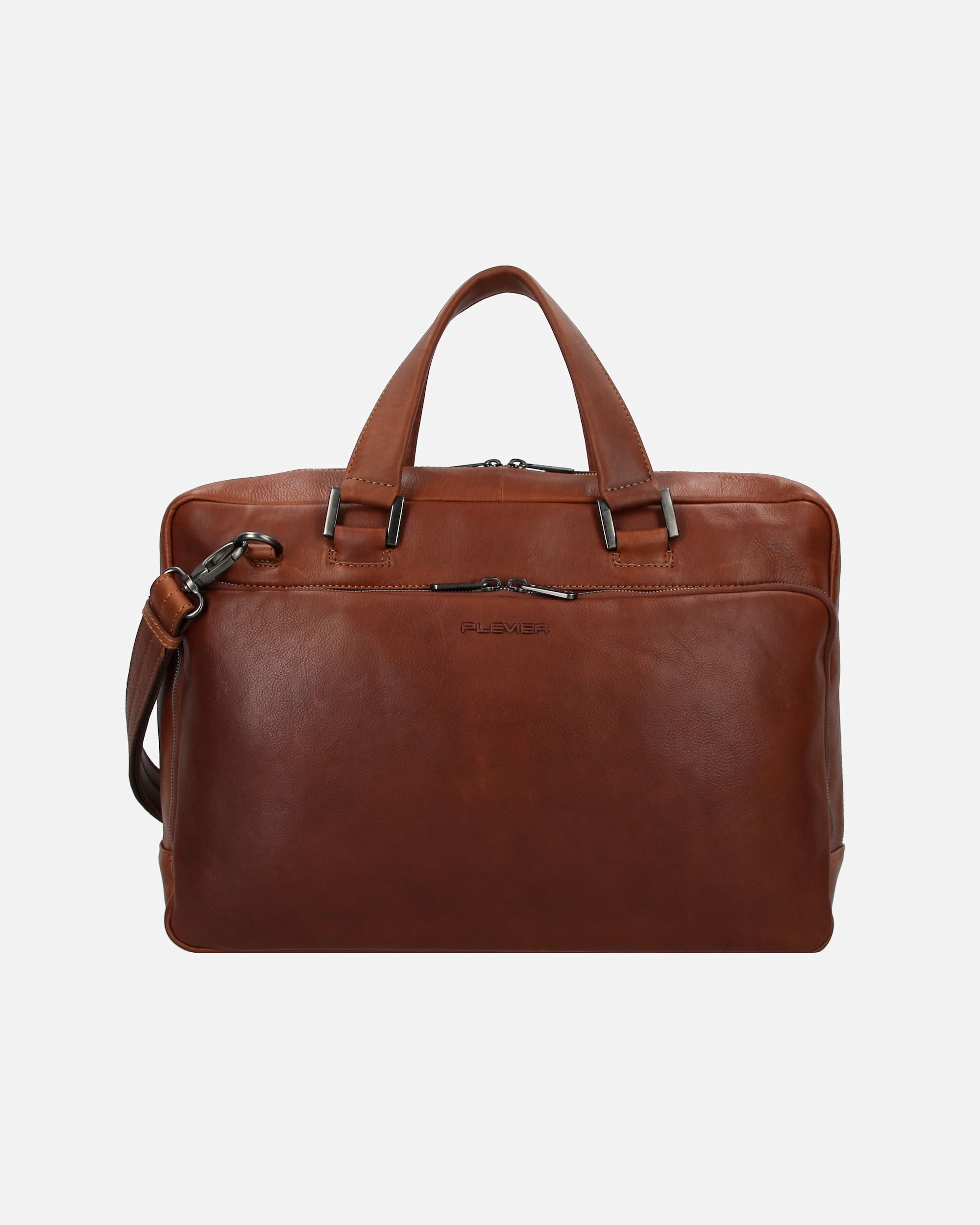 Sac pour ordinateur portable for HommePlevierVintage Bill Porte-documents Cuir 40 cm Compartiment pour ordinateur portablecognac