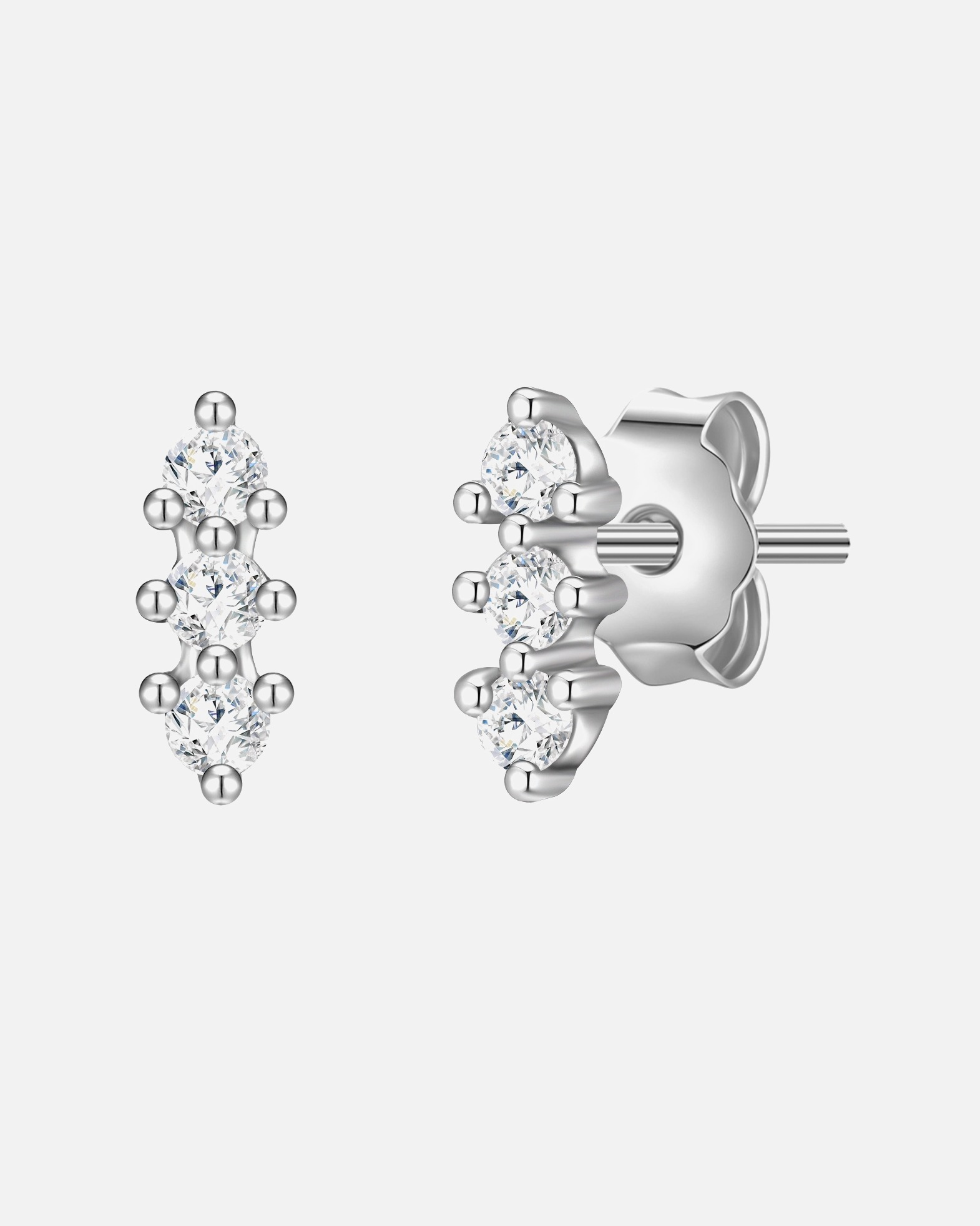 Boucle d'oreilles for FemmePuces d'oreilles en argent Argent sterling Topaze en Argent6,1 mm
