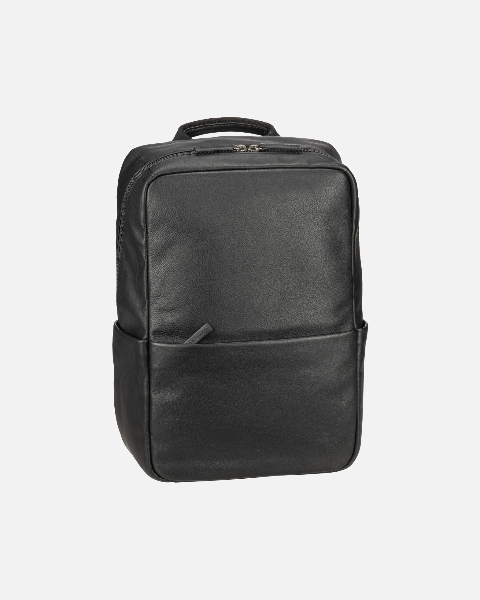 Sac à dos for HommeLeonhard HeydenHamburg sac à dos en cuir 40 cm compartiment pour ordinateur portableschwarz