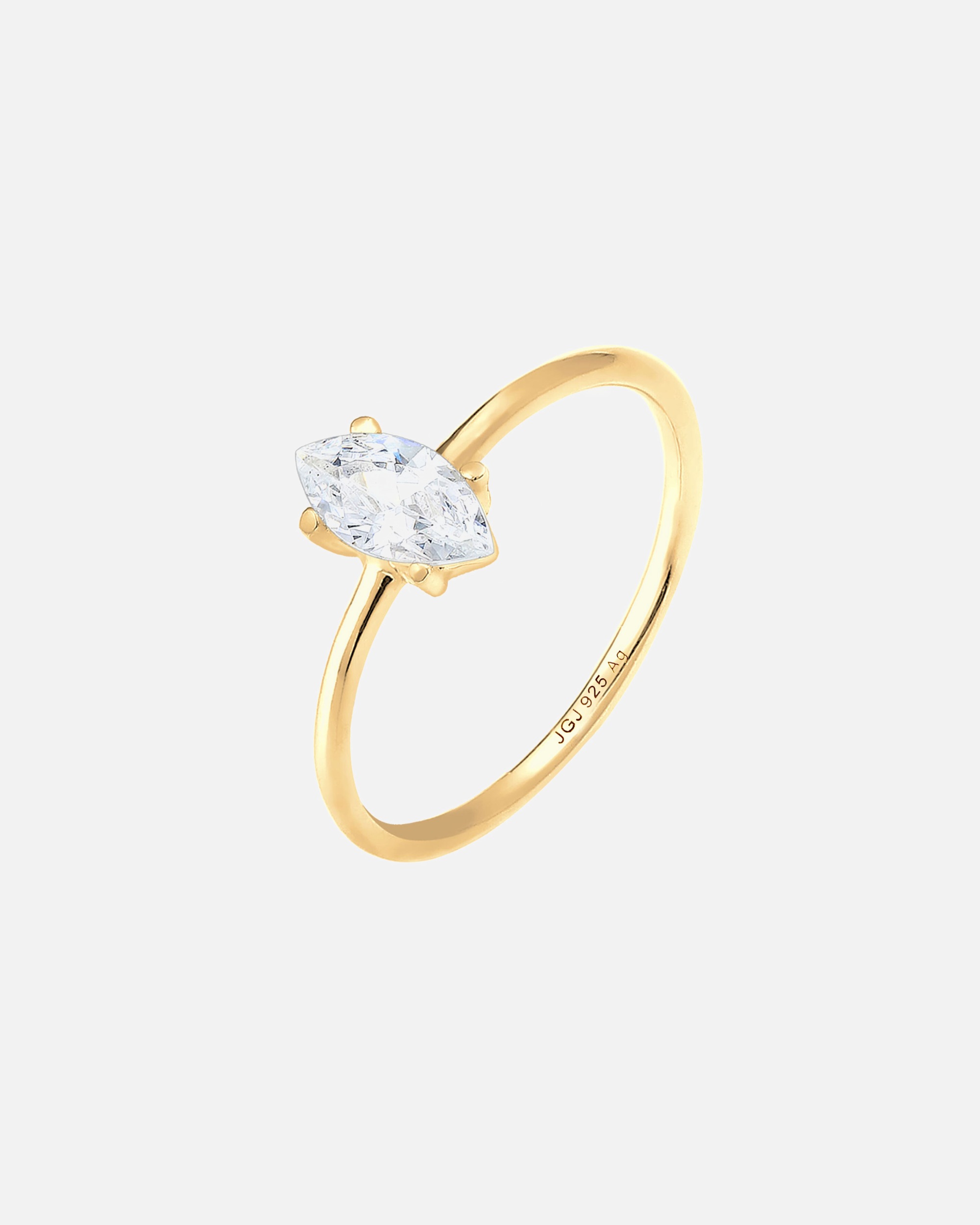 Bague for FemmeElliMarquise zircone Minimal 925 Argent58