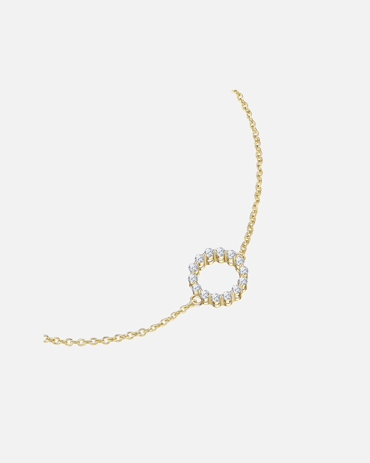 Bracelet for FemmeGlanzstücke MünchenBracelet en Argent sterling en Or jaune17,0 cm Basislänge + 3,0 cm Verlängerung