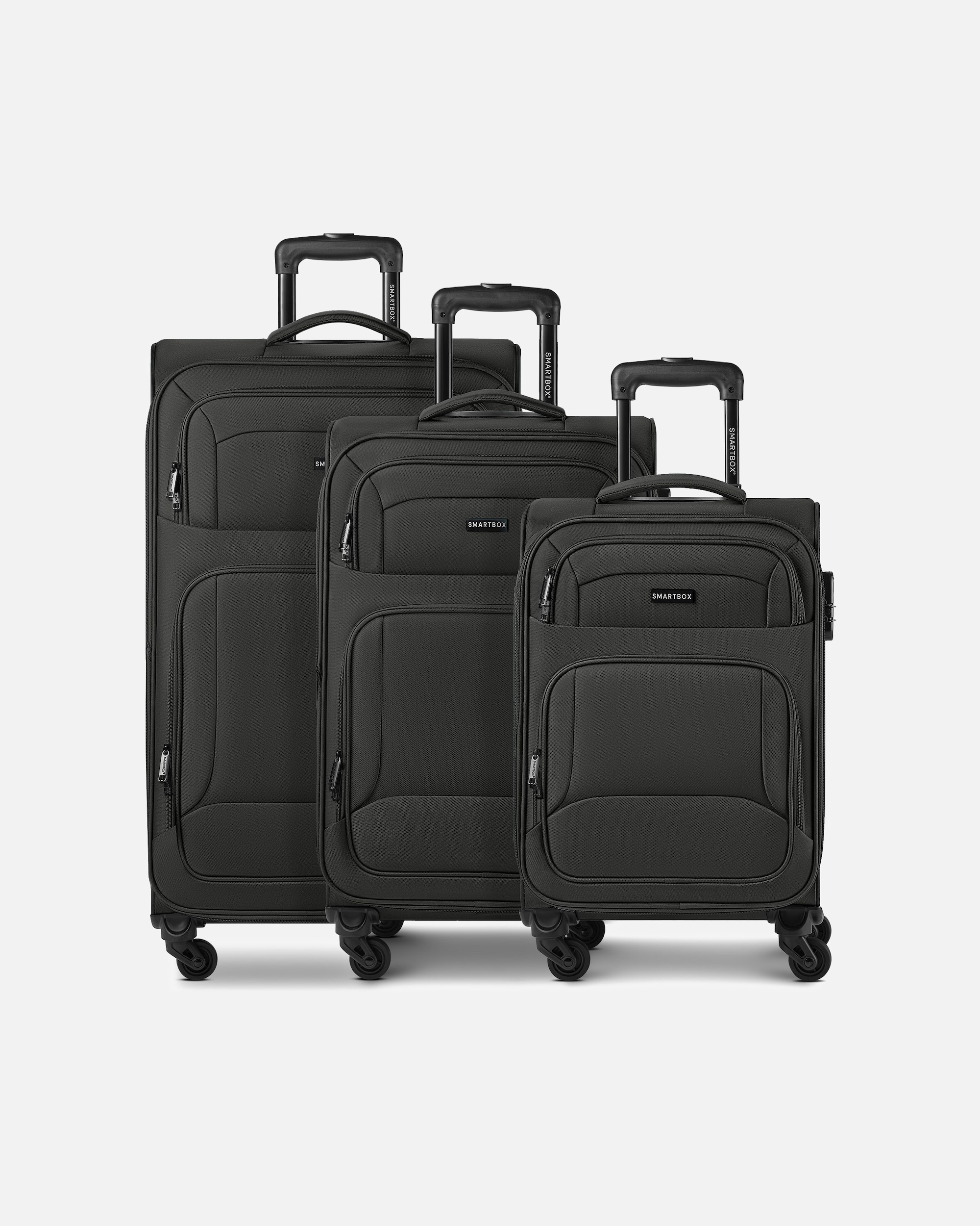 Valise for HommeSmartboxDefault Brand LineEdition 04 4 roues Set de valises 3 pièces avec soufflet d'extensionblack