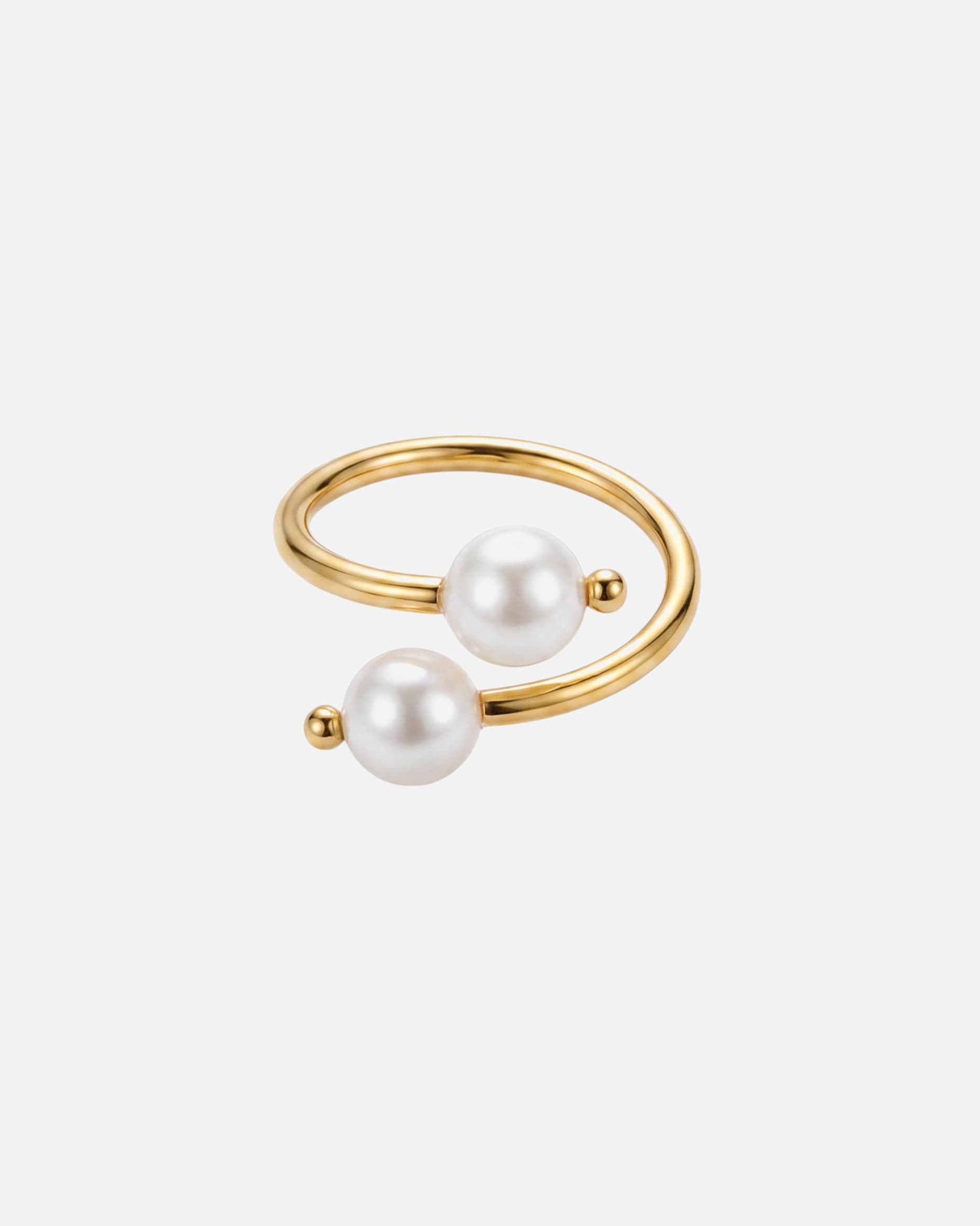 Ring für Unisex Purelei Pearl Muse Ring 100% Edelstahl S/M