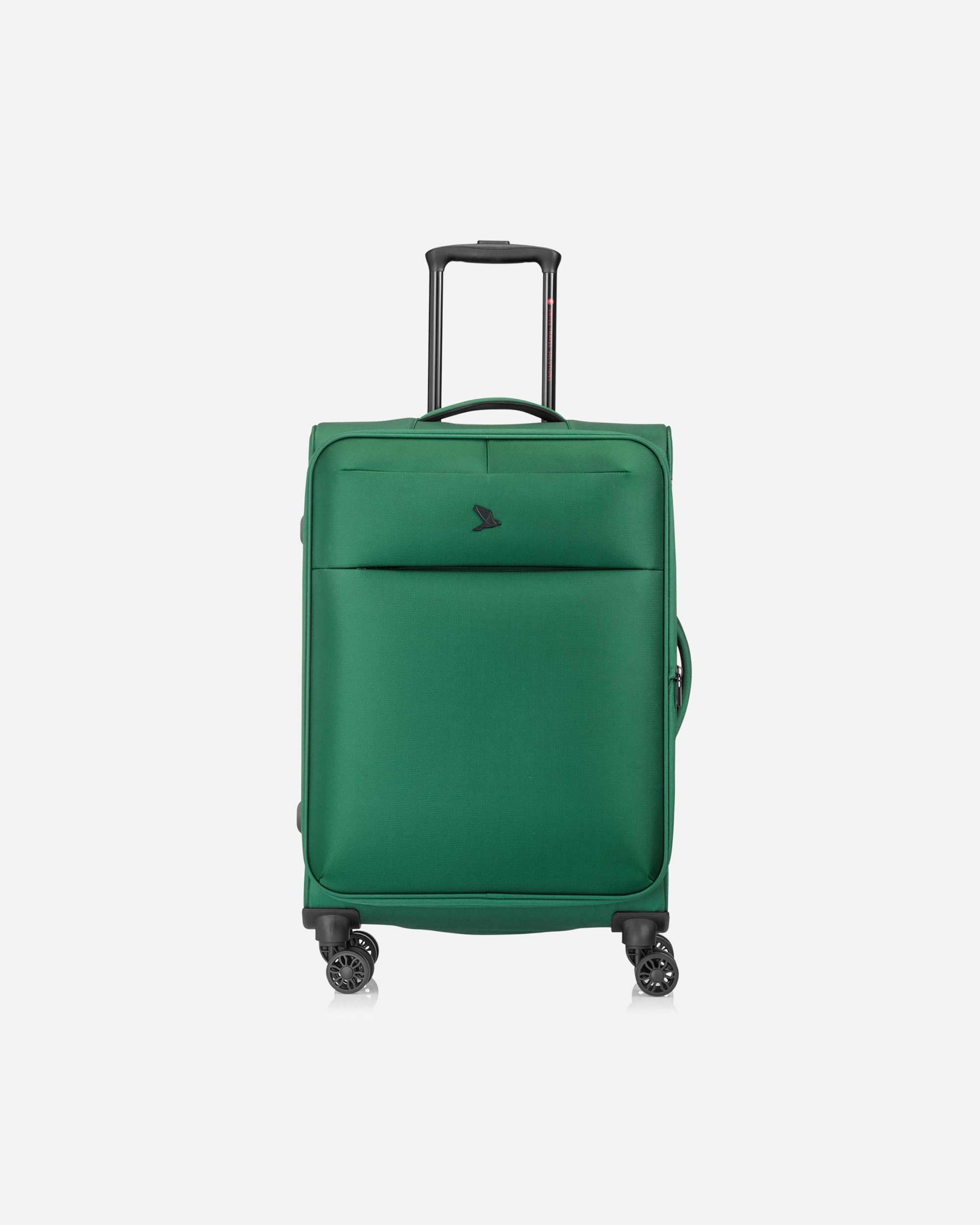 Koffer für Männlich Pack Easy GoUp 4 Rollen Trolley M 65 cm mit Dehnfalte grün