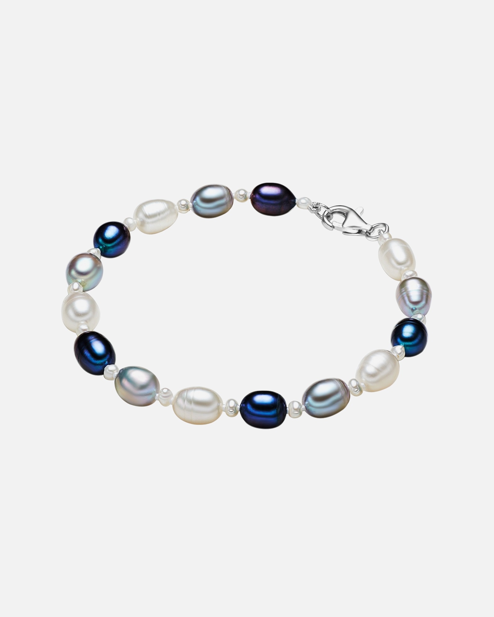 Bracelet for FemmeBracelet en perles Perle de culture d'eau douce Perle de culture d'eau douce en Multicolore19,0 cm