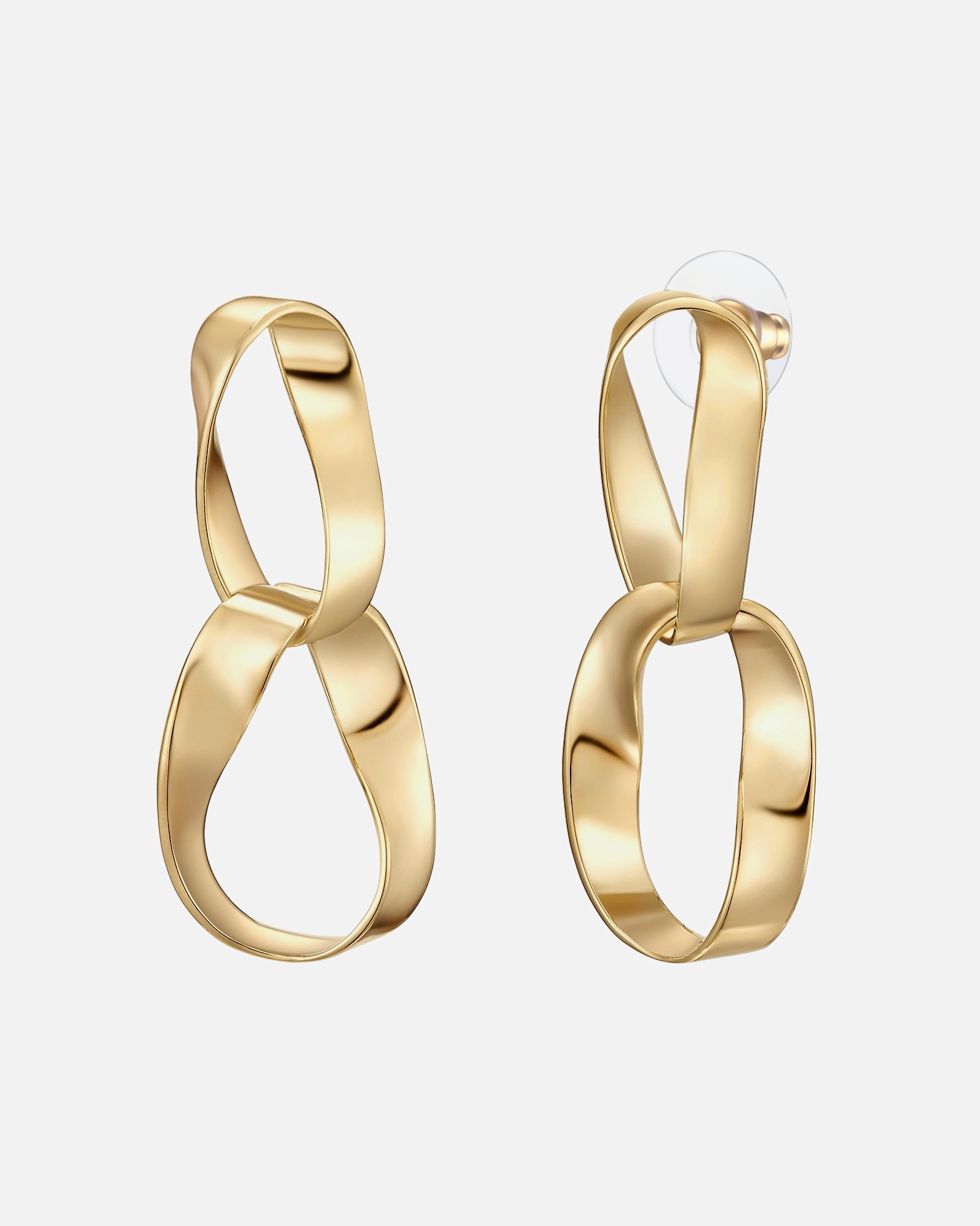 Boucle d'oreilles for FemmePuces d'oreille tendance Métal en Or jaune50,2 mm