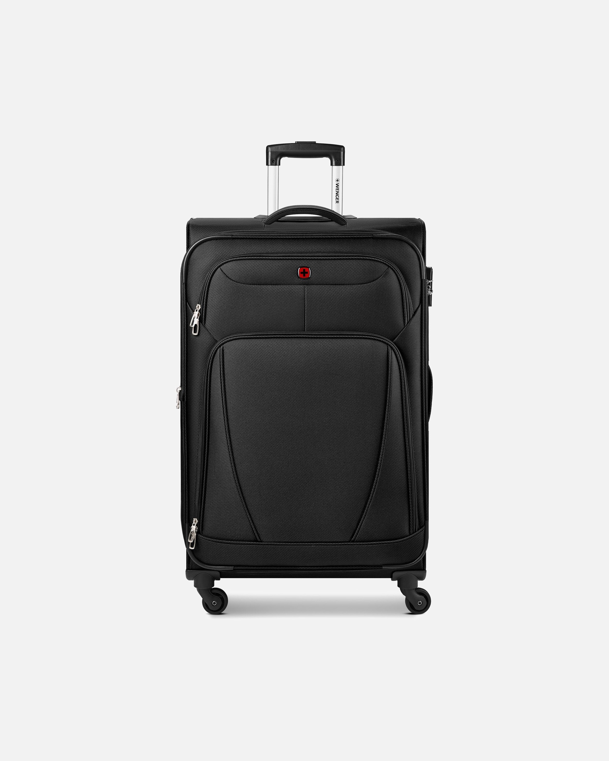 Valise trolley for HommeWengerBeaumont 4 roulettes Trolley L 78 cm avec soufflet d'extensionblack