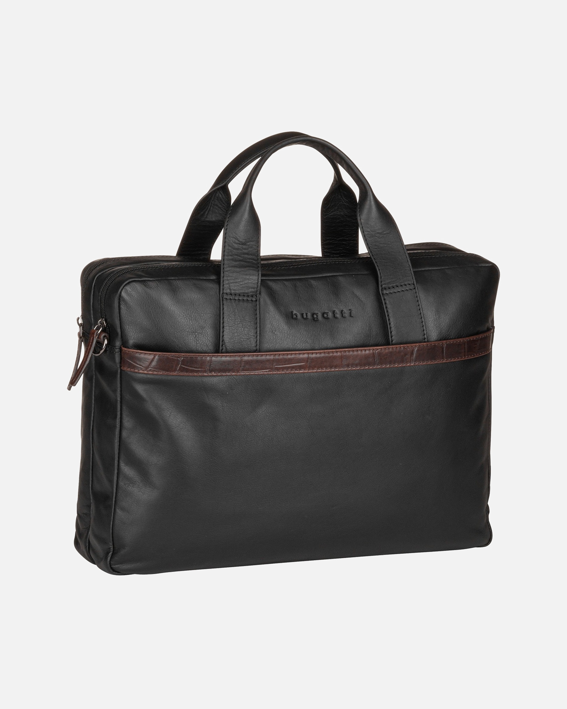 Sac pour ordinateur portable for HommeCorso DeLuxe Porte-documents Cuir 41 cm Compartiment pour ordinateur portableschwarz