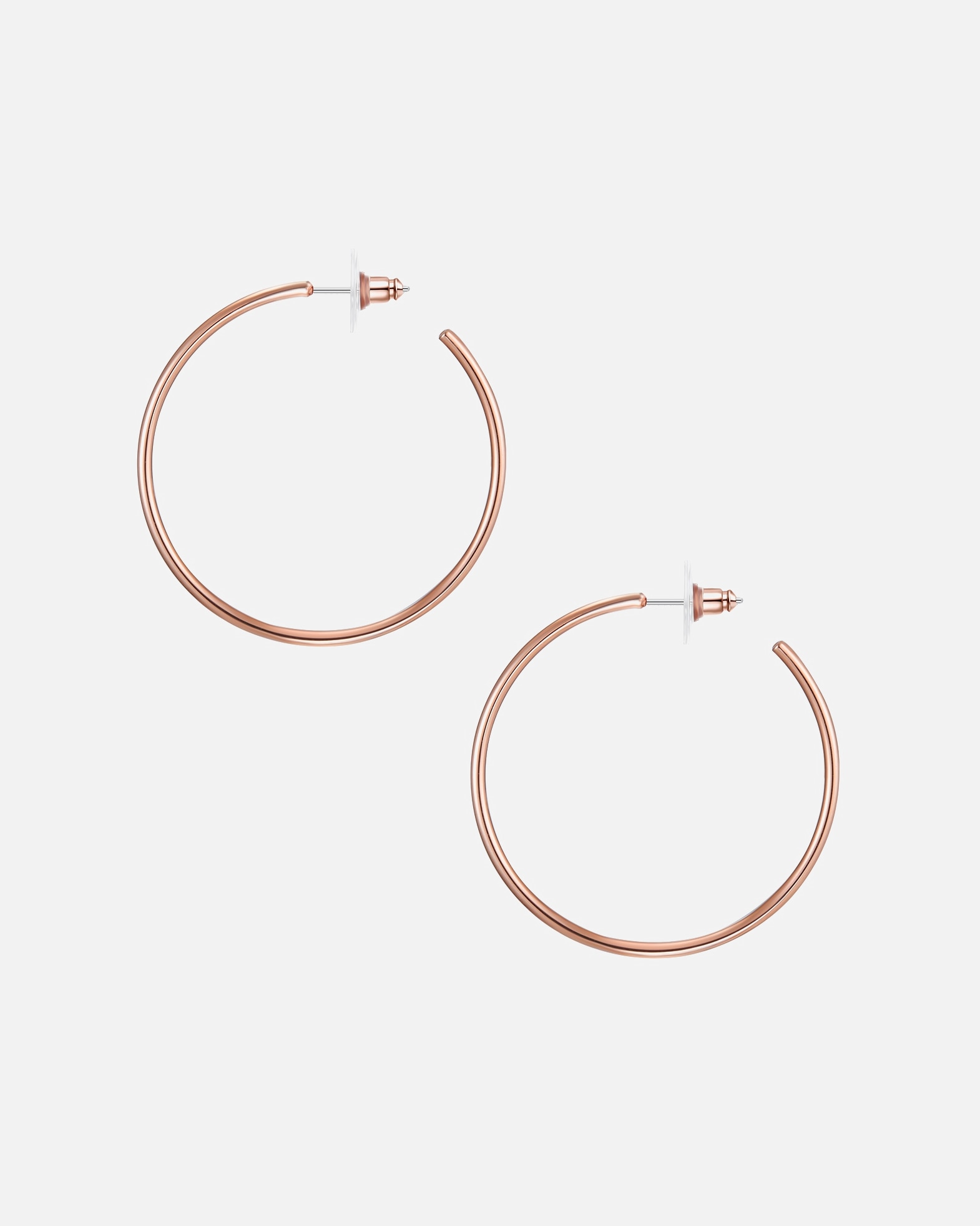 Créoles for FemmeLulu & JaneCréoles tendance Métal en Or rose48,5 mm