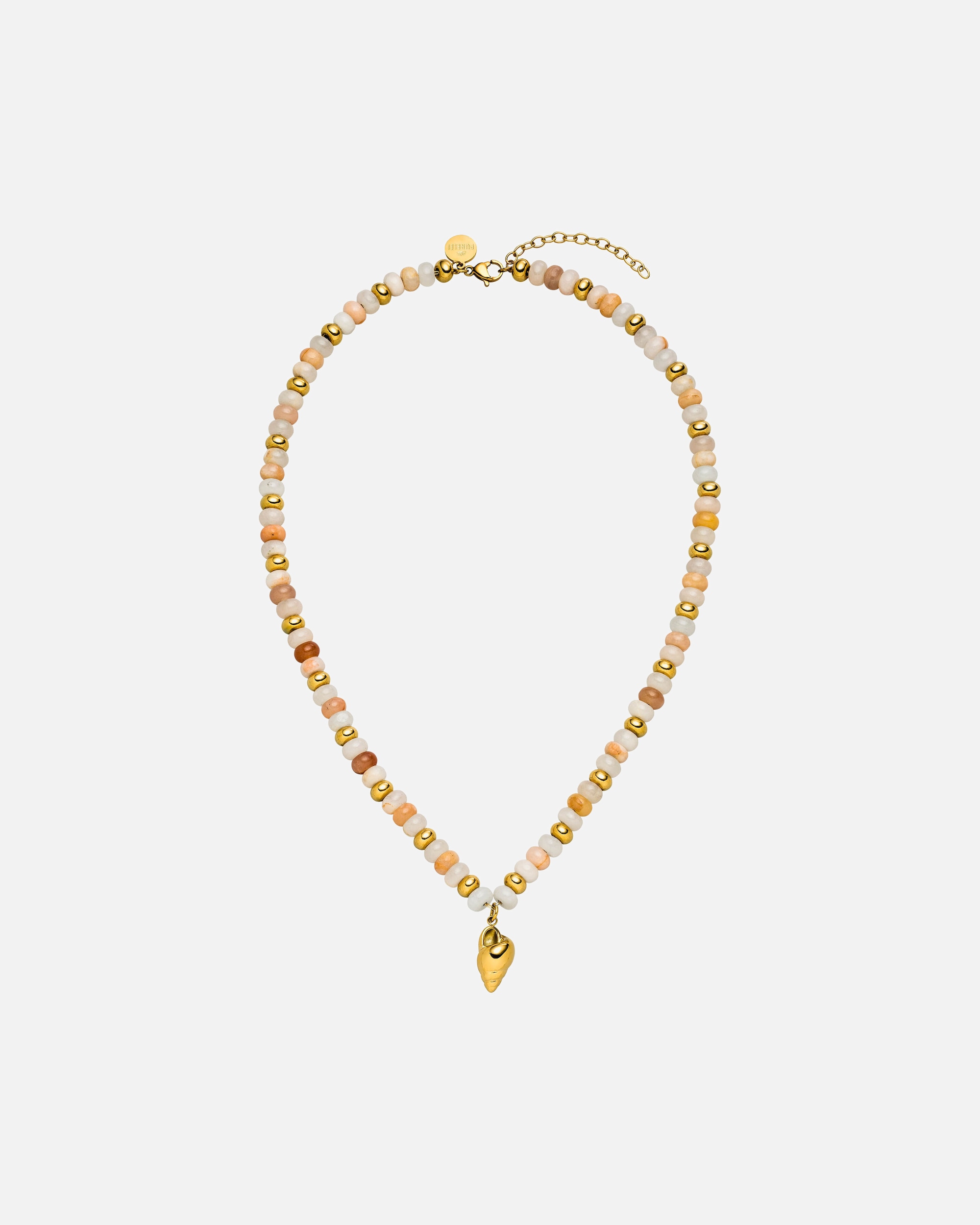 Halskette für Weiblich Purelei Seafoam Kette 100% Edelstahl Gold