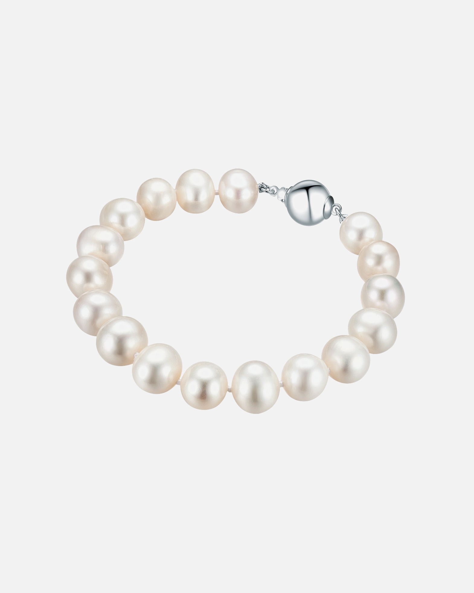 Bracelet for FemmeValero PearlsBracelet Argent sterling Perle de culture d'eau douce en Argent18 cm