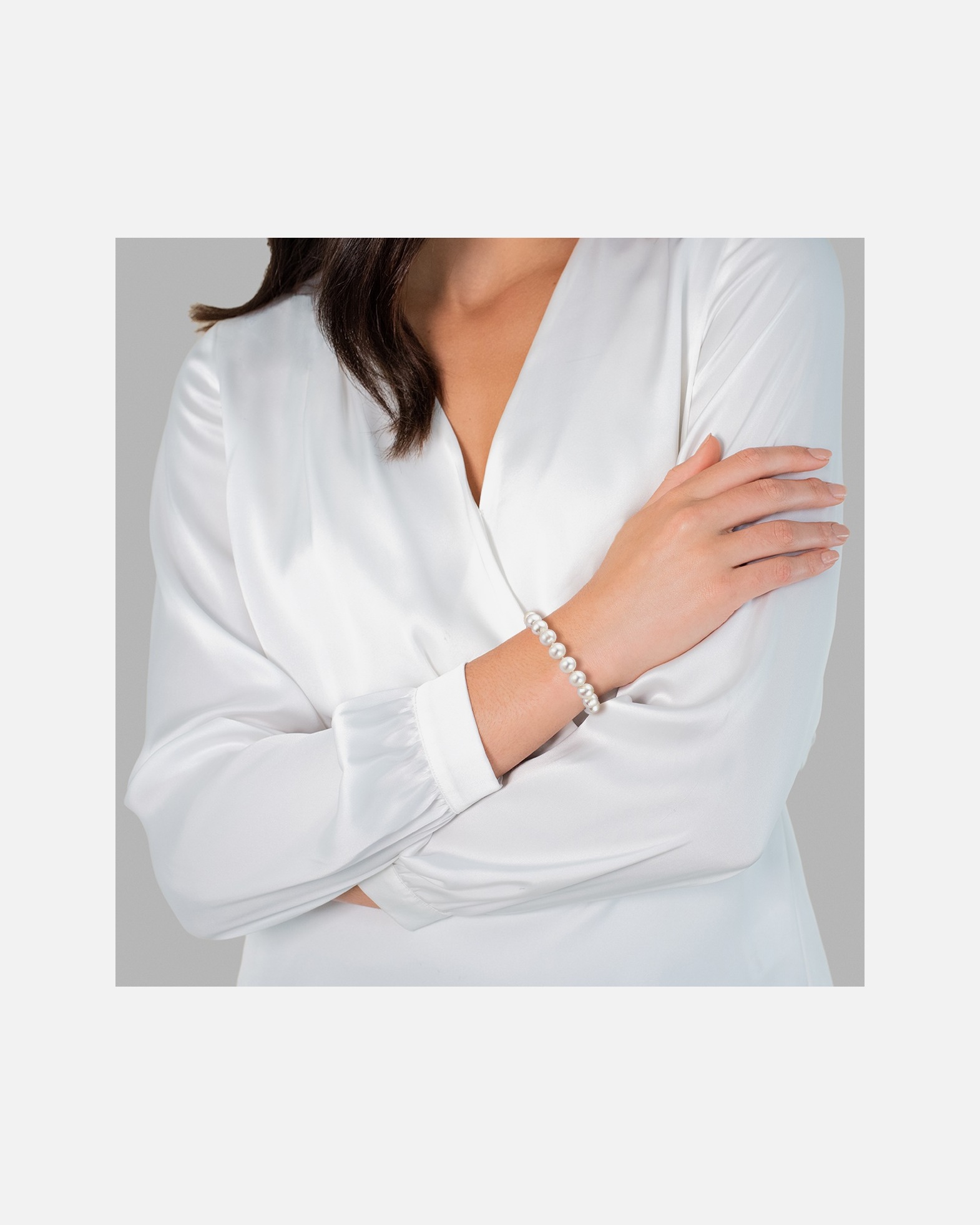 Bracelet for FemmeValero PearlsBracelet Argent sterling Perle de culture d'eau douce en Argent23 cm