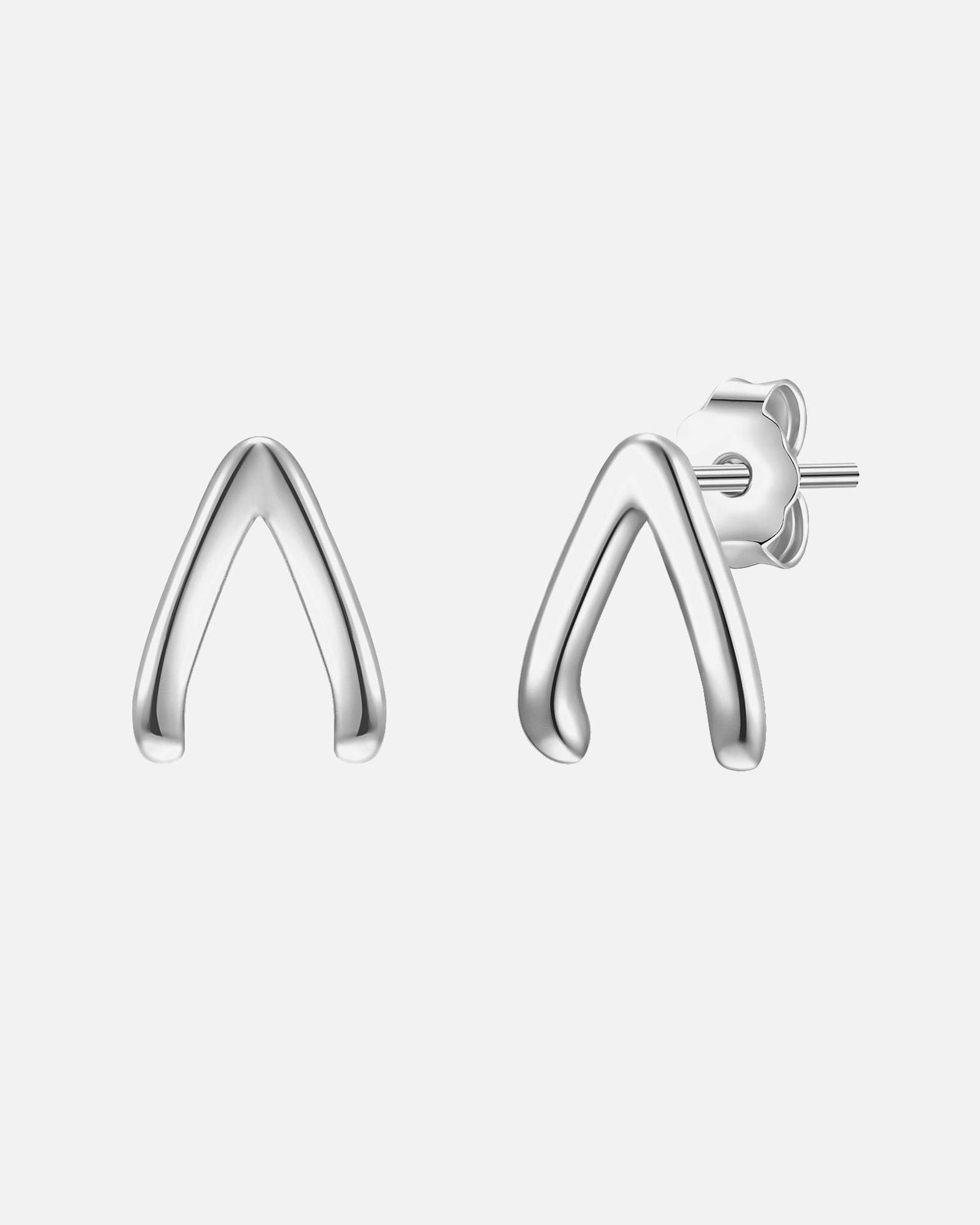 Boucle d'oreilles for FemmePuces d'oreilles en argent Argent sterling en Argent7,9 mm