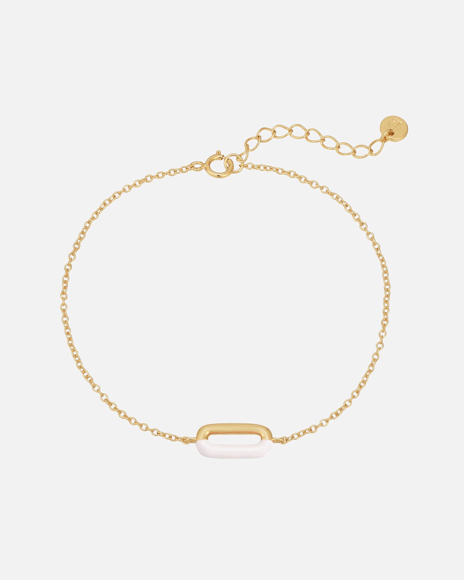 Bracelet for FemmeGlanzstücke MünchenBracelet en Argent sterling en Or jaune17,0 cm Basislänge + 3,0 cm Verlängerung