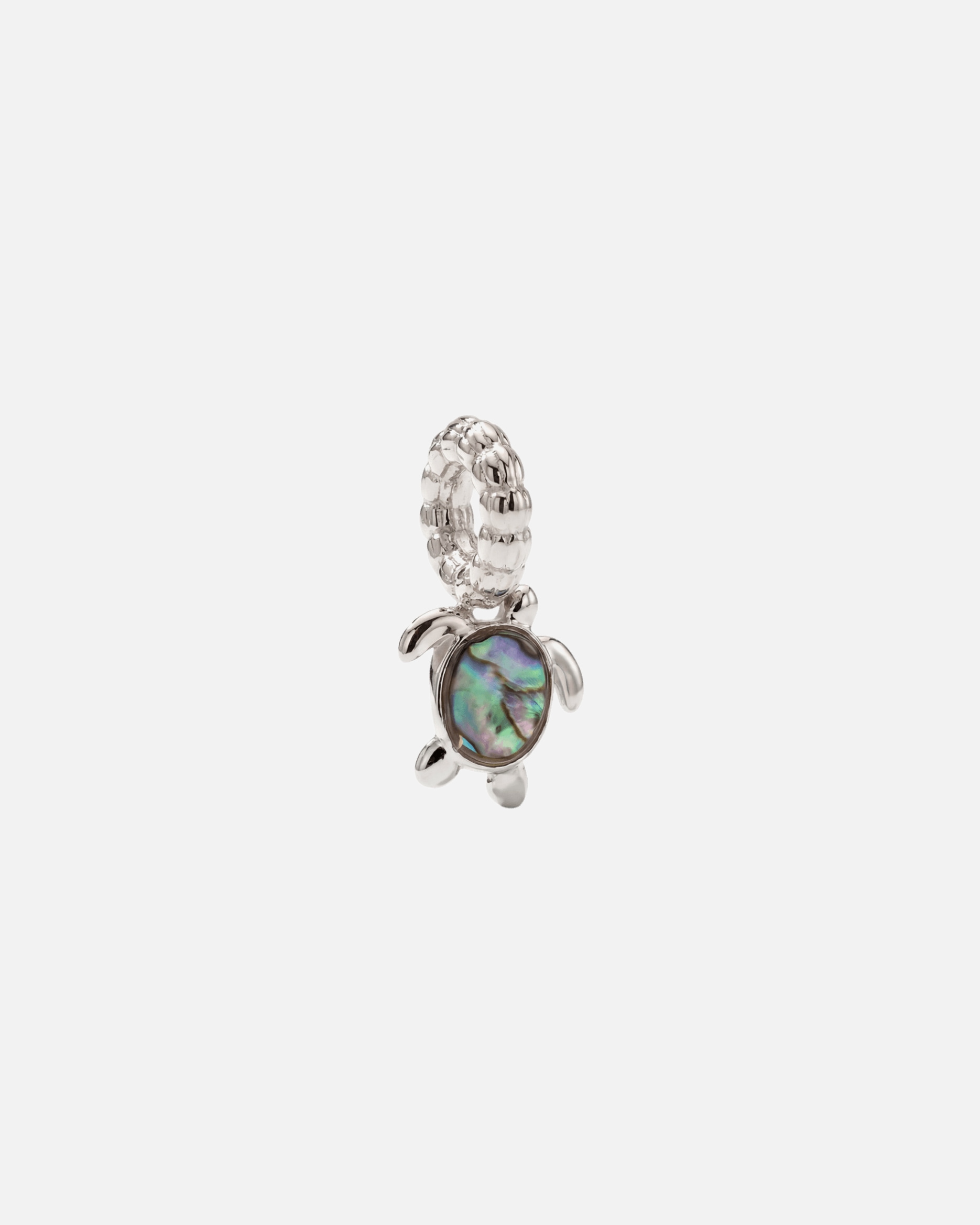 Schmuckanhänger für Unisex Purelei LEI Abalone Turtle Charm 100% Edelstahl Silber