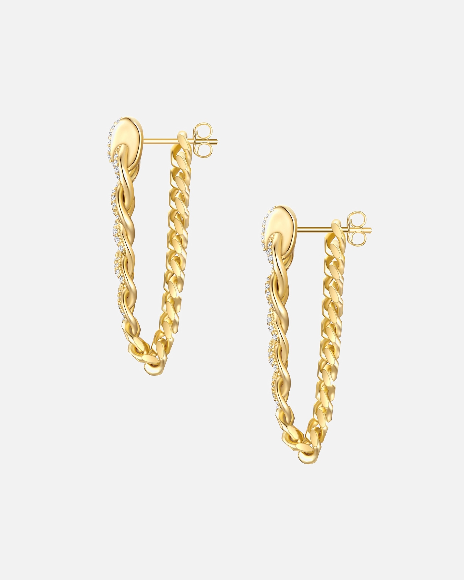 Boucle d'oreilles for FemmeGlanzstücke MünchenBoucles d´oreilles en Argent sterling en Or jaune31,4 mm