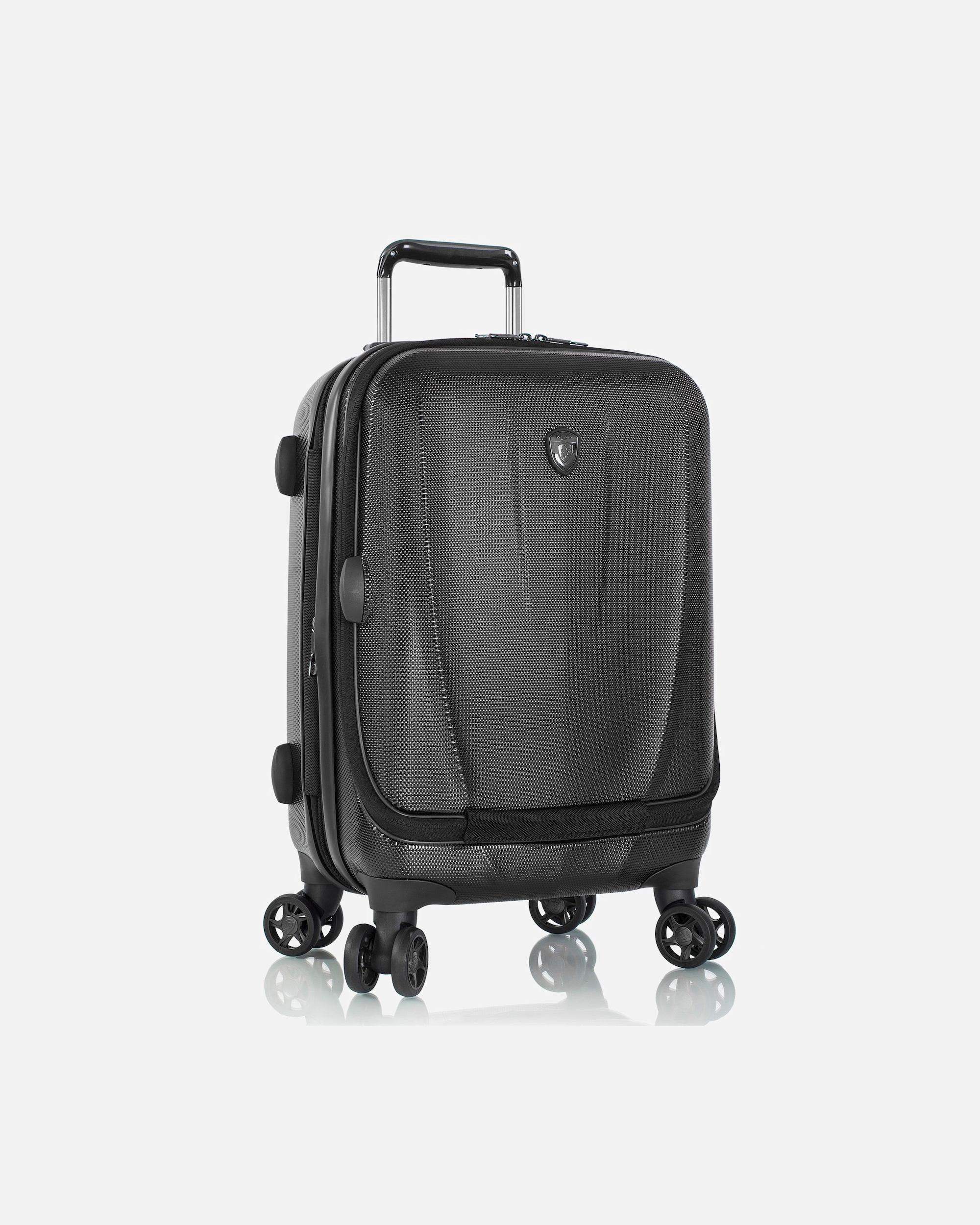Valise for HommeHeysVantage 4 roulettes Trolley de cabine S 55 cm avec soufflet d'extensionblack