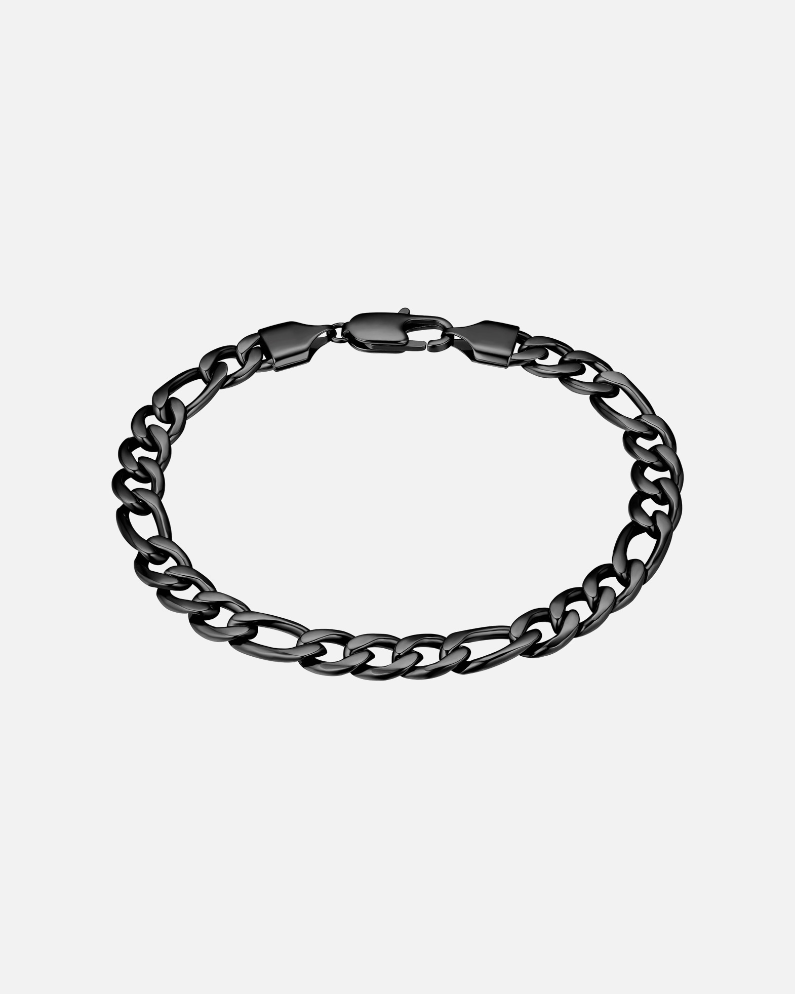 Bracelet for HommeTrue RebelsBracelet en Acier inoxydable en Noir23 cm
