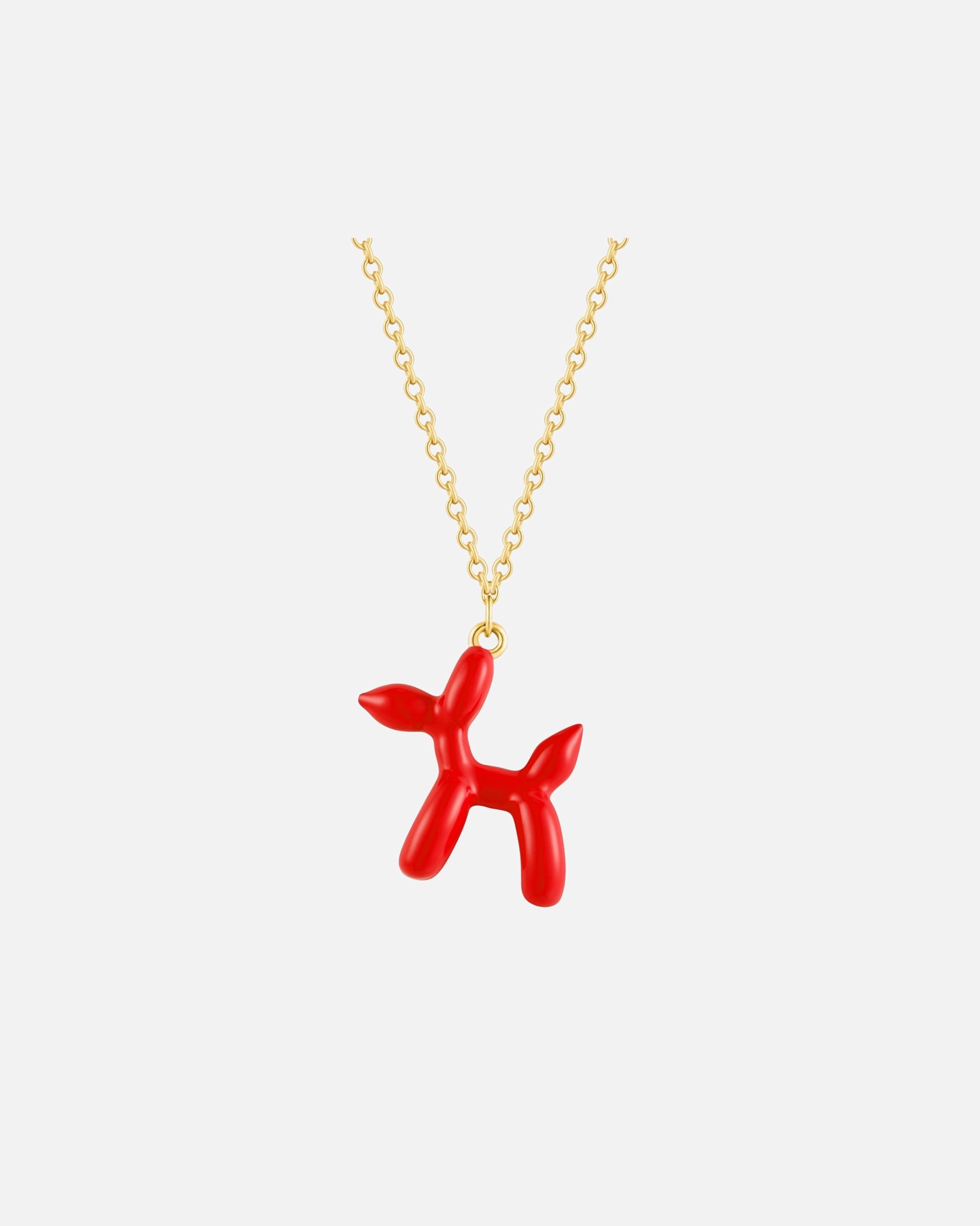 Collier for FemmeGlanzstücke MünchenChaîne Chien ballon en Argent sterling en Or jaune40,0 cm Basiskette + 5,0 cm Verlängerung