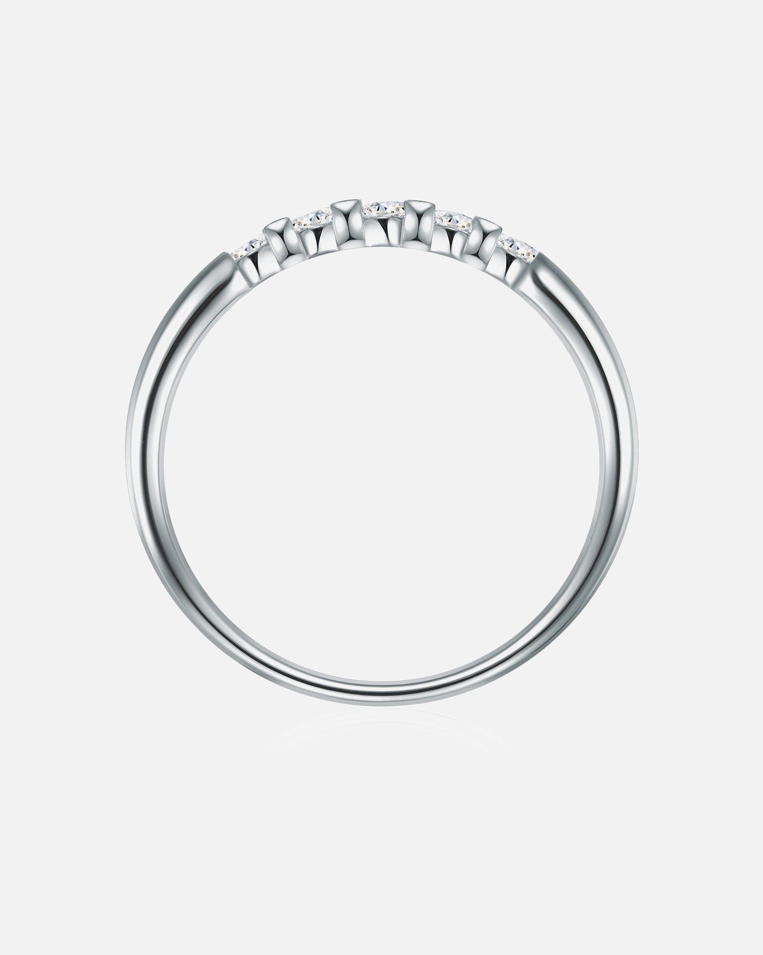 Bague for FemmeTrilaniBague en argent Argent sterling Oxyde de zirconium (CZ) en Argent58