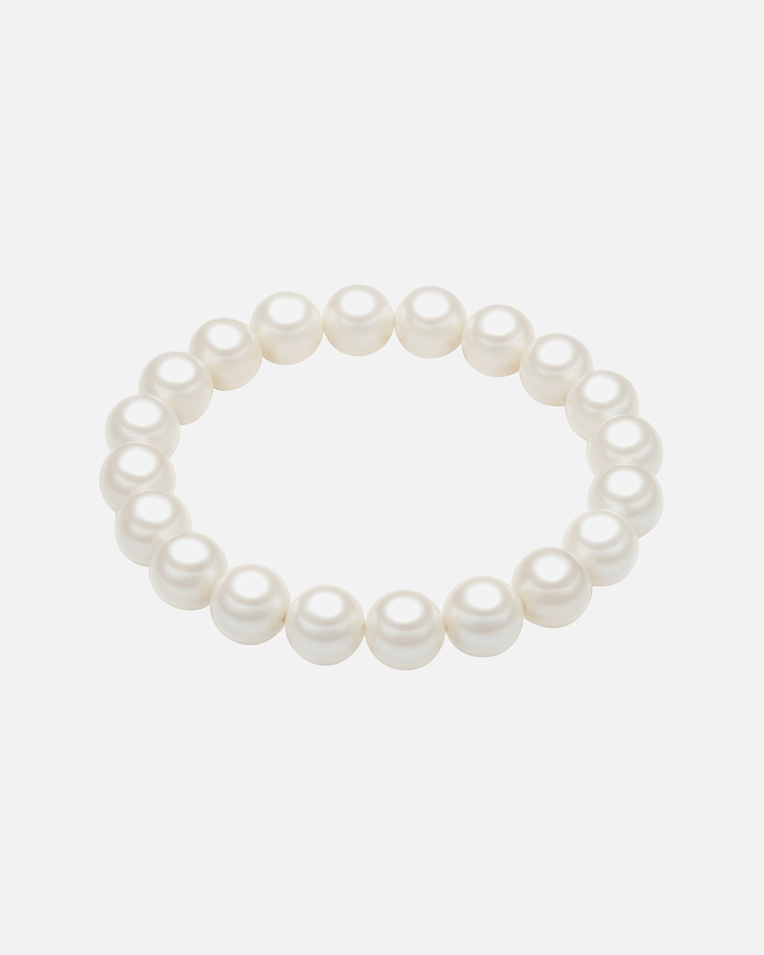 Bracelet for FemmeBracelet en perles Perles organiques Perles organiques en Blanc19 cm