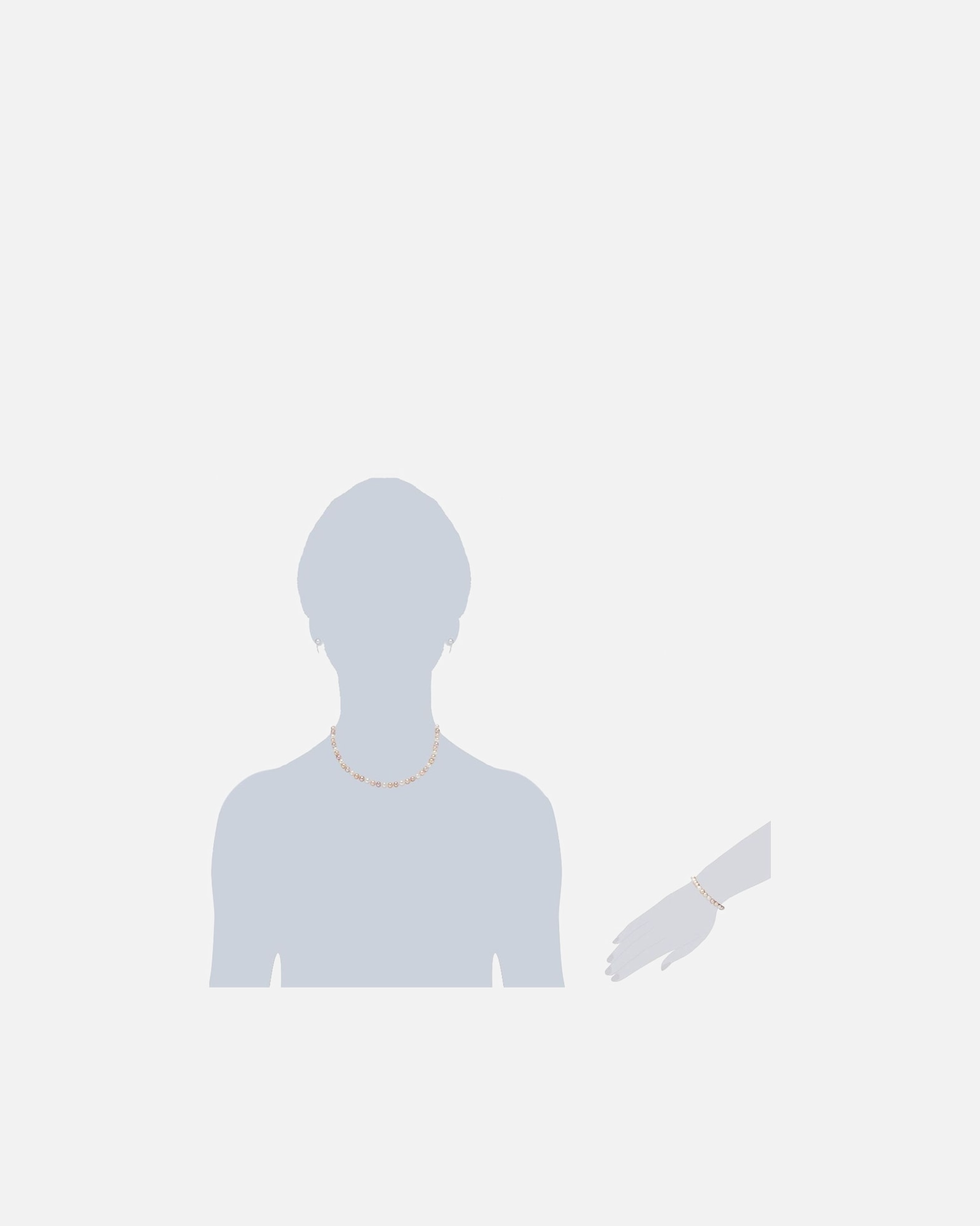 Bijoux for FemmeLulu & JaneSet (bracelet + collier + b. d´oreilles) Argent sterling Perle de culture d'eau douce en Argent6,0 - 6,5 mm