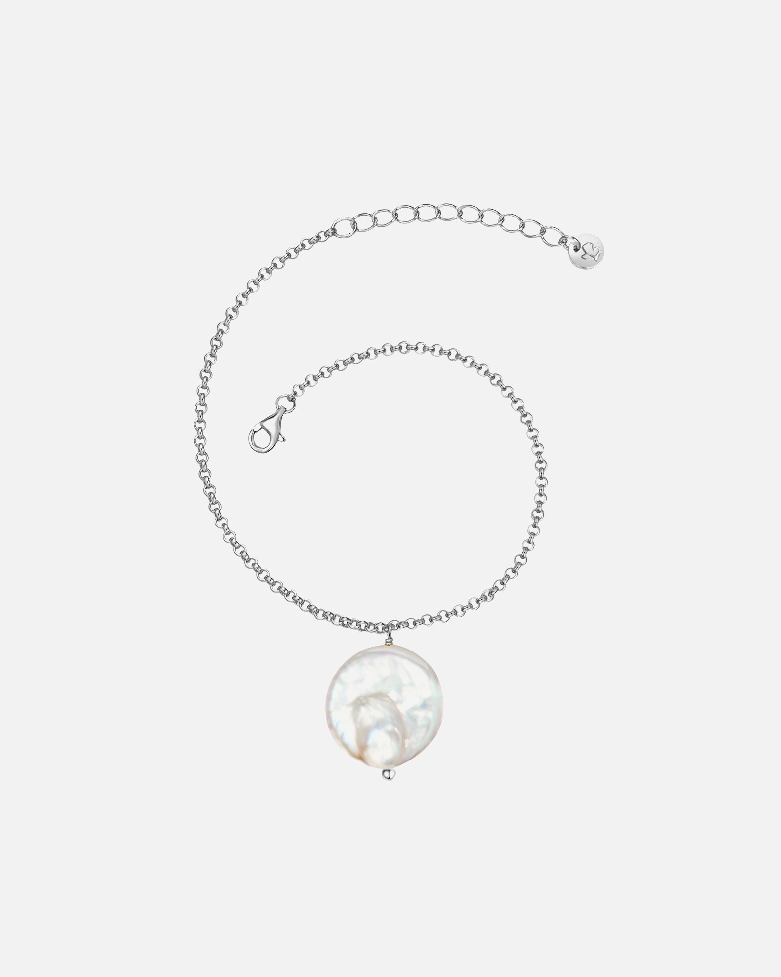 Bracelet for FemmeBracelet en argent Argent sterling Perle de culture d'eau douce en Argent17,0 cm Basislänge + 3,0 cm Verlängerung