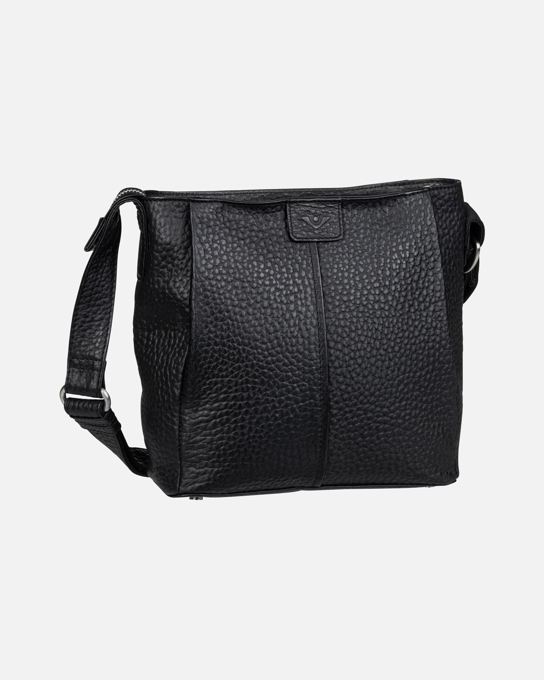 Sac Bandoulière for FemmeVoiHirsch Beatrix Sac à bandoulière Cuir 22 cm (One Size)schwarz