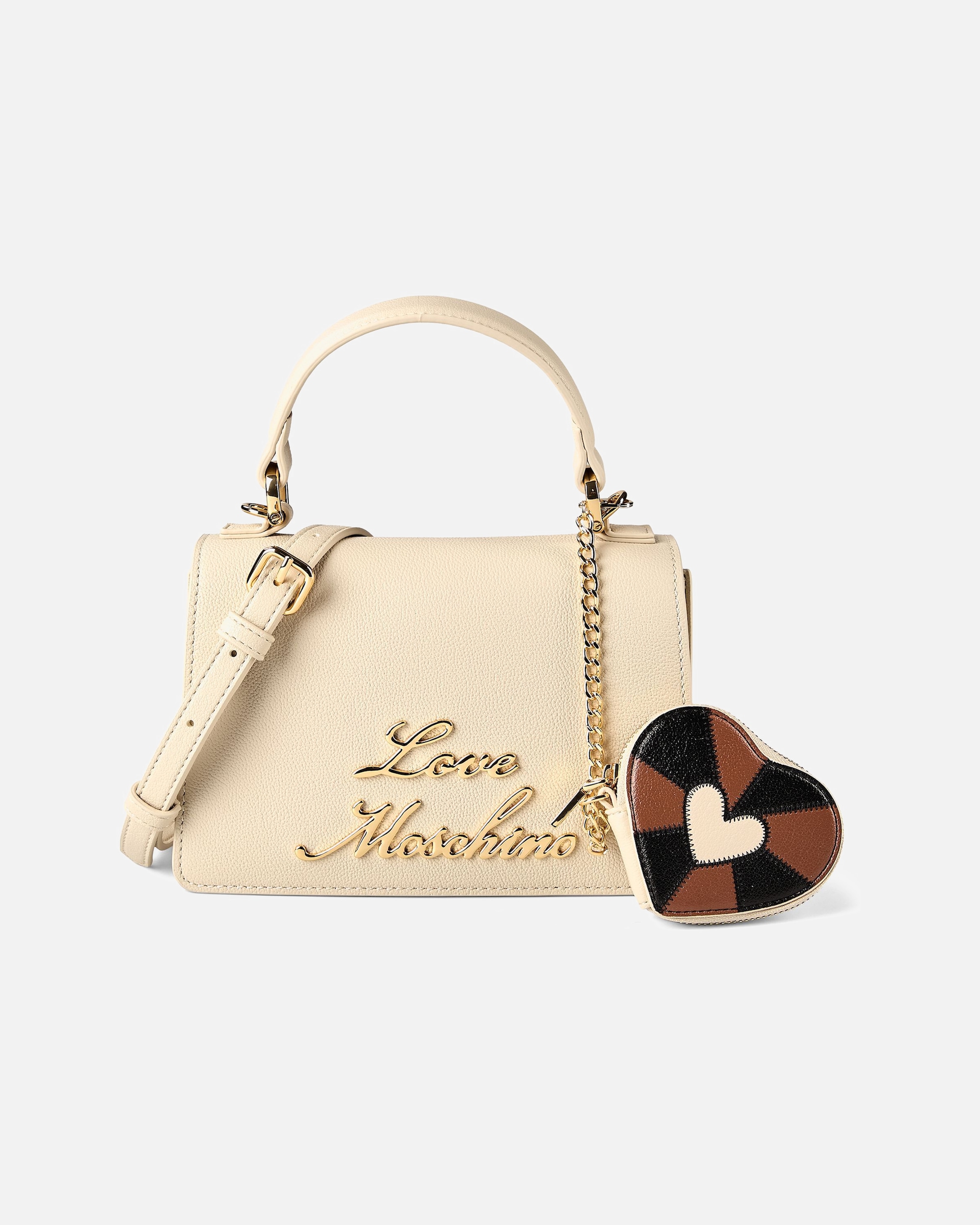 Sac for FemmeLove MoschinoHeart Charm Sac porté mainivory