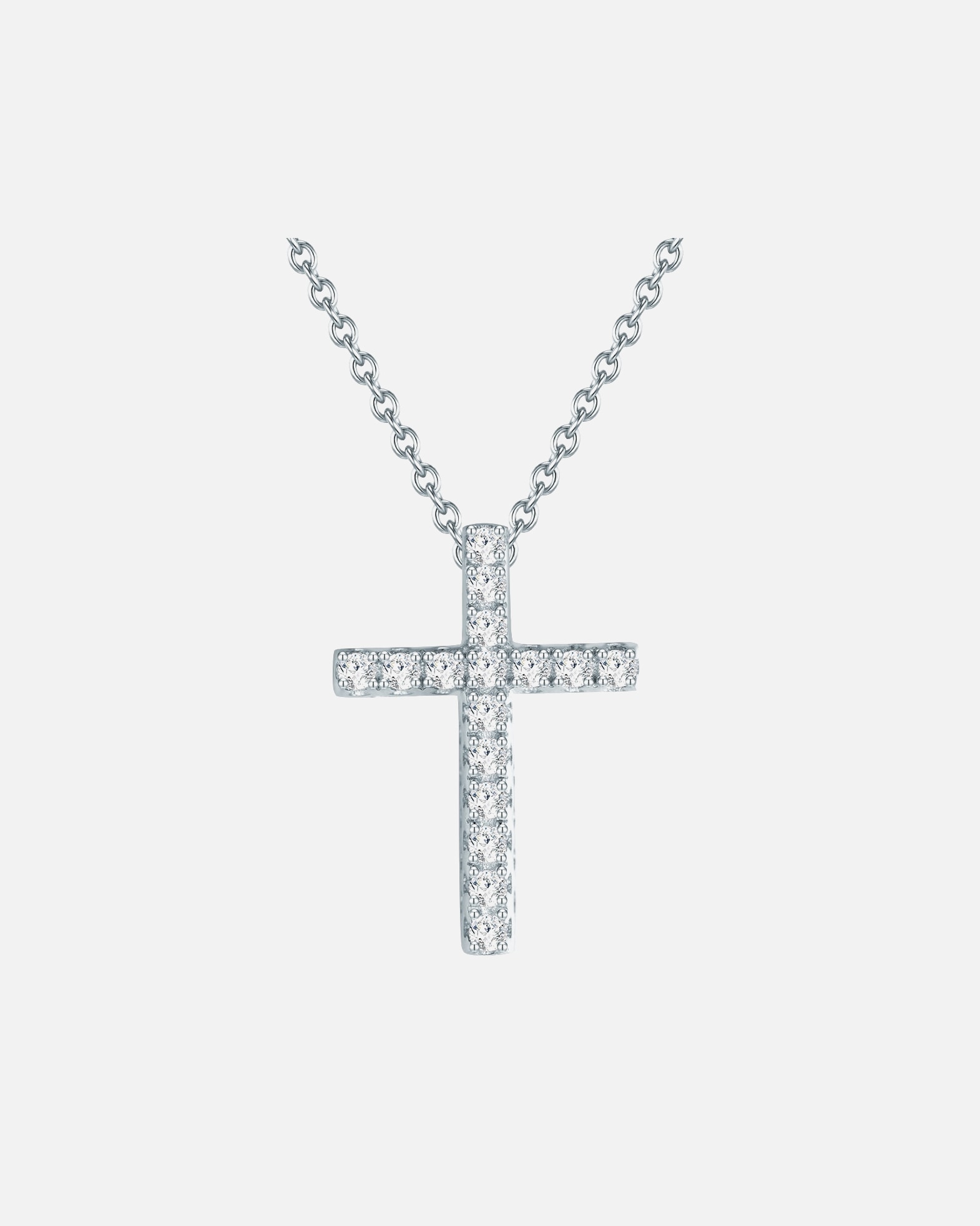 Collier for FemmeRafaela DonataChaîne Croix Argent sterling Oxyde de zirconium (CZ) en Argent40,0 cm Basiskette + 5,0 cm Verlängerung