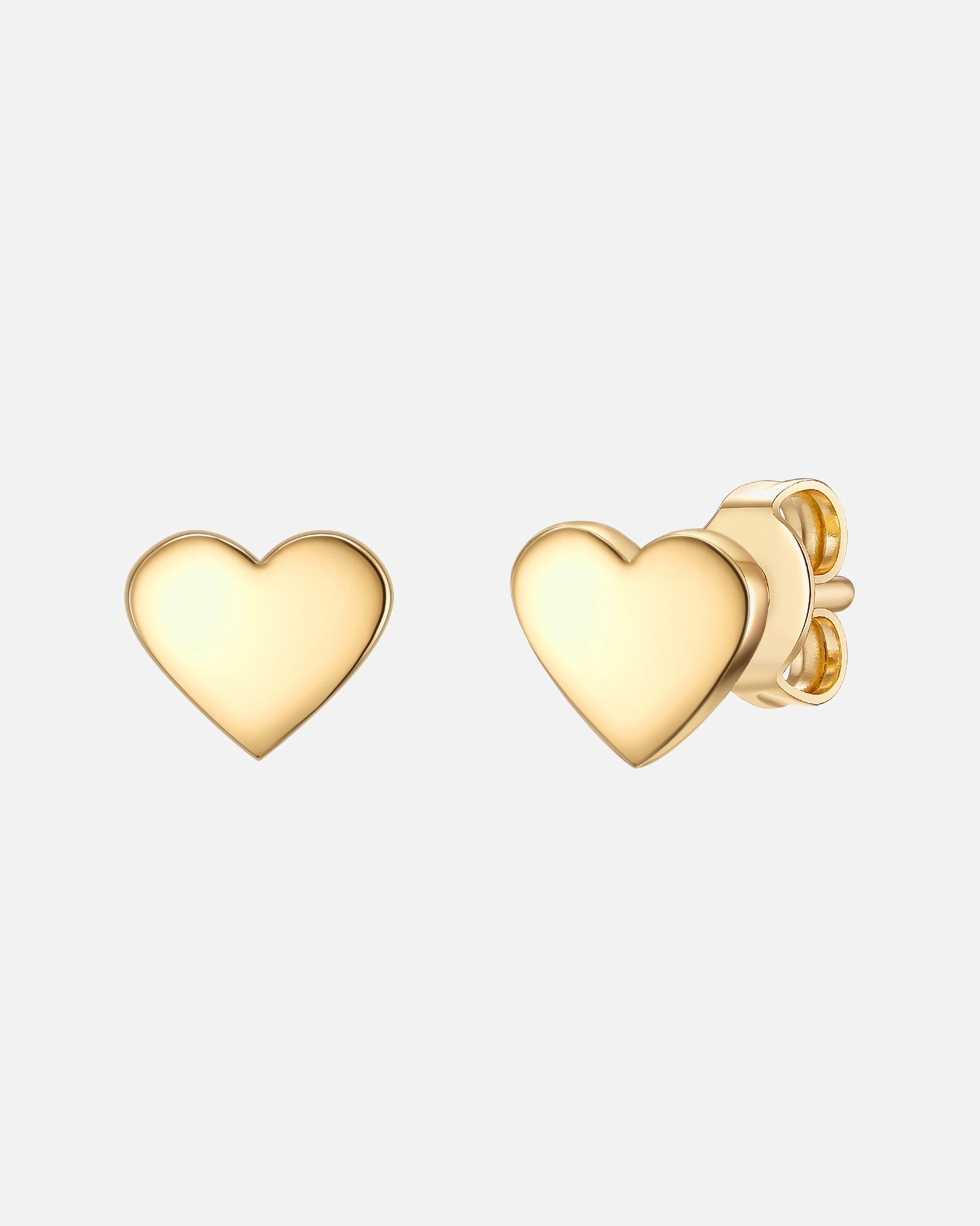 Boucle d'oreilles for FemmeEASTSIDEClous d'oreilles en acier inoxydable Coeur Acier inoxydable en Or jaune7,1 mm