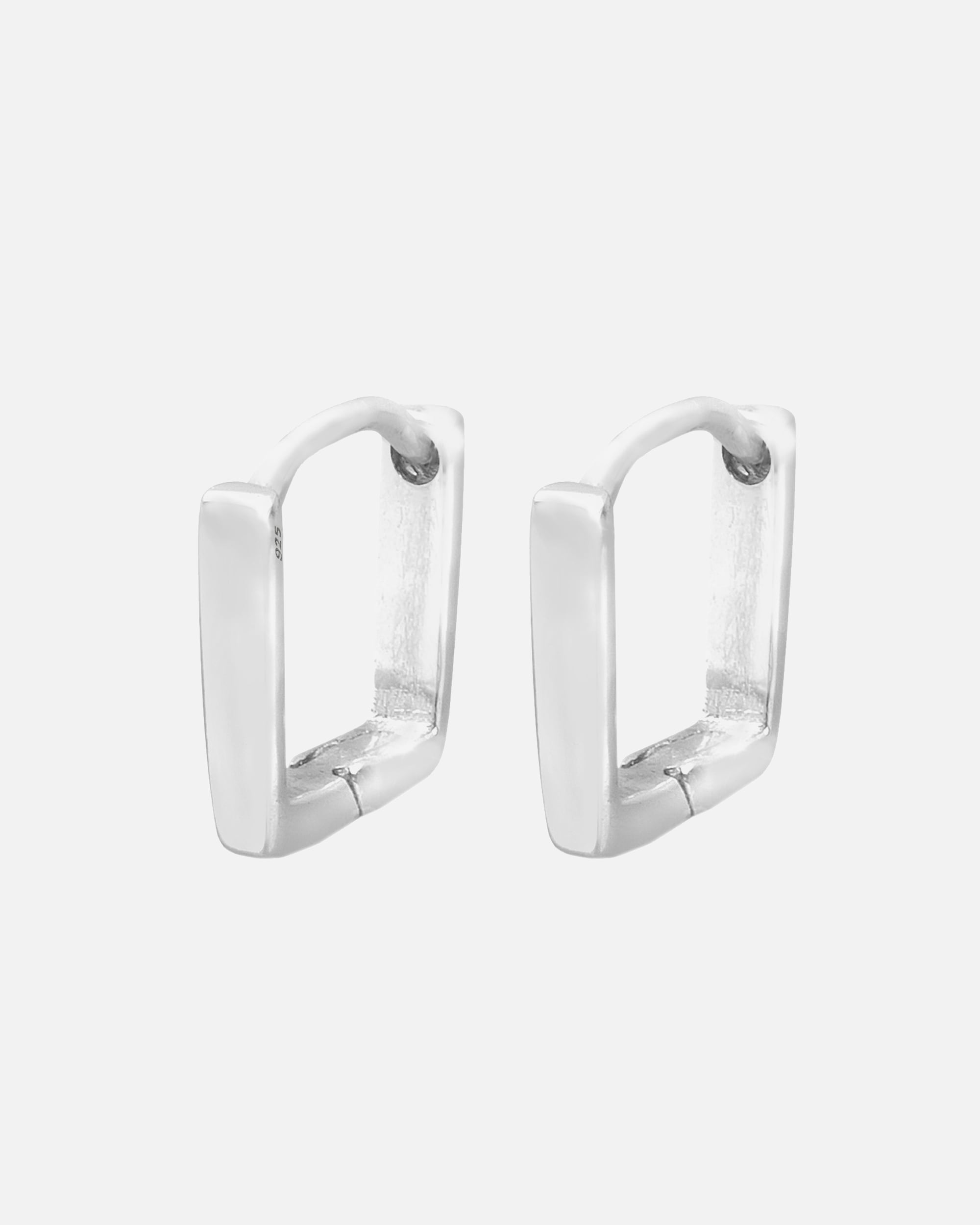 Créoles for FemmeElliFemme Tendance Carrée Créoles en Argent Sterling 925silberfarben