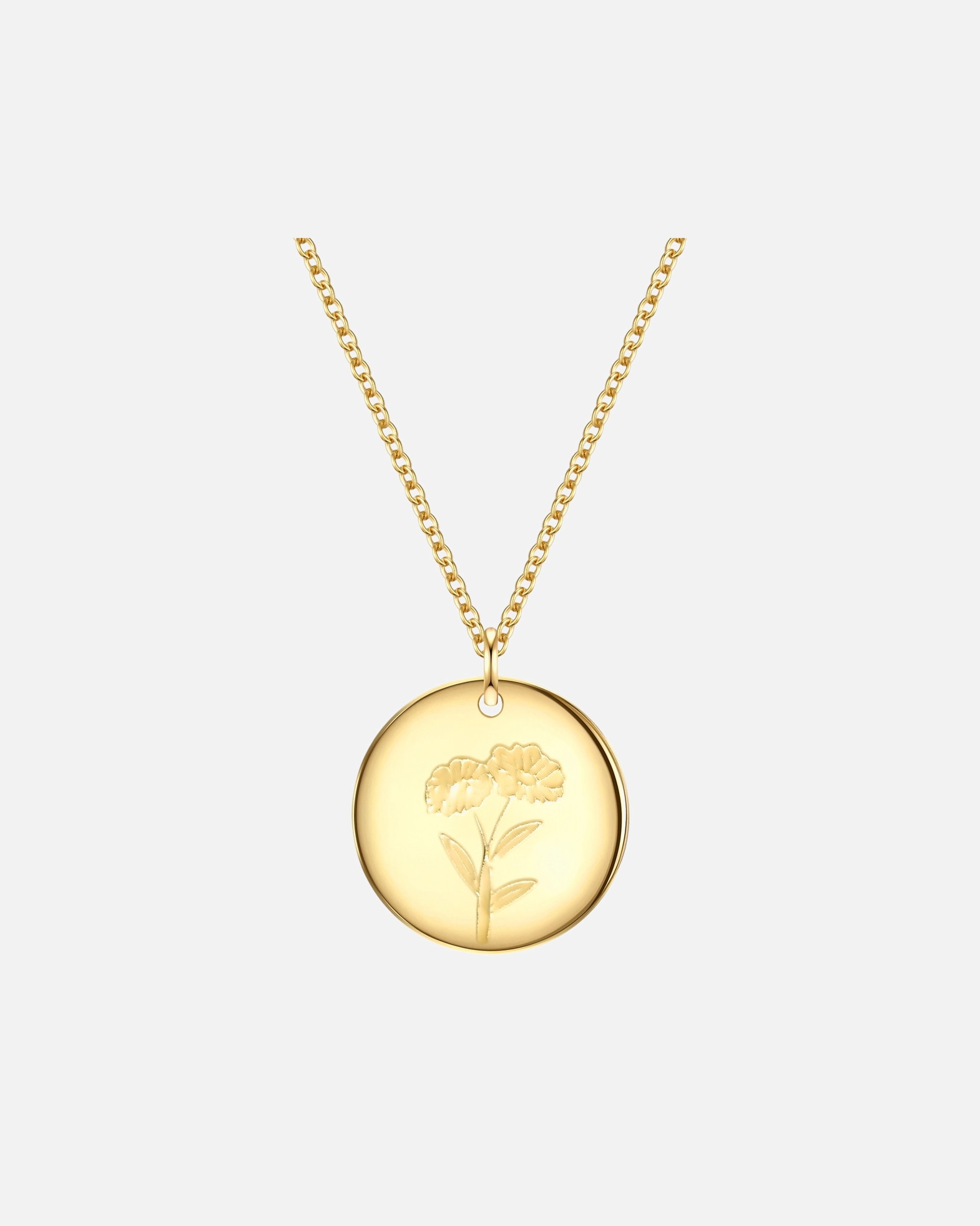 Collier for FemmeRafaela DonataChaîne Fleur en Argent sterling en Or jaune42,0 cm Basiskette + 7,0 cm Verlängerung