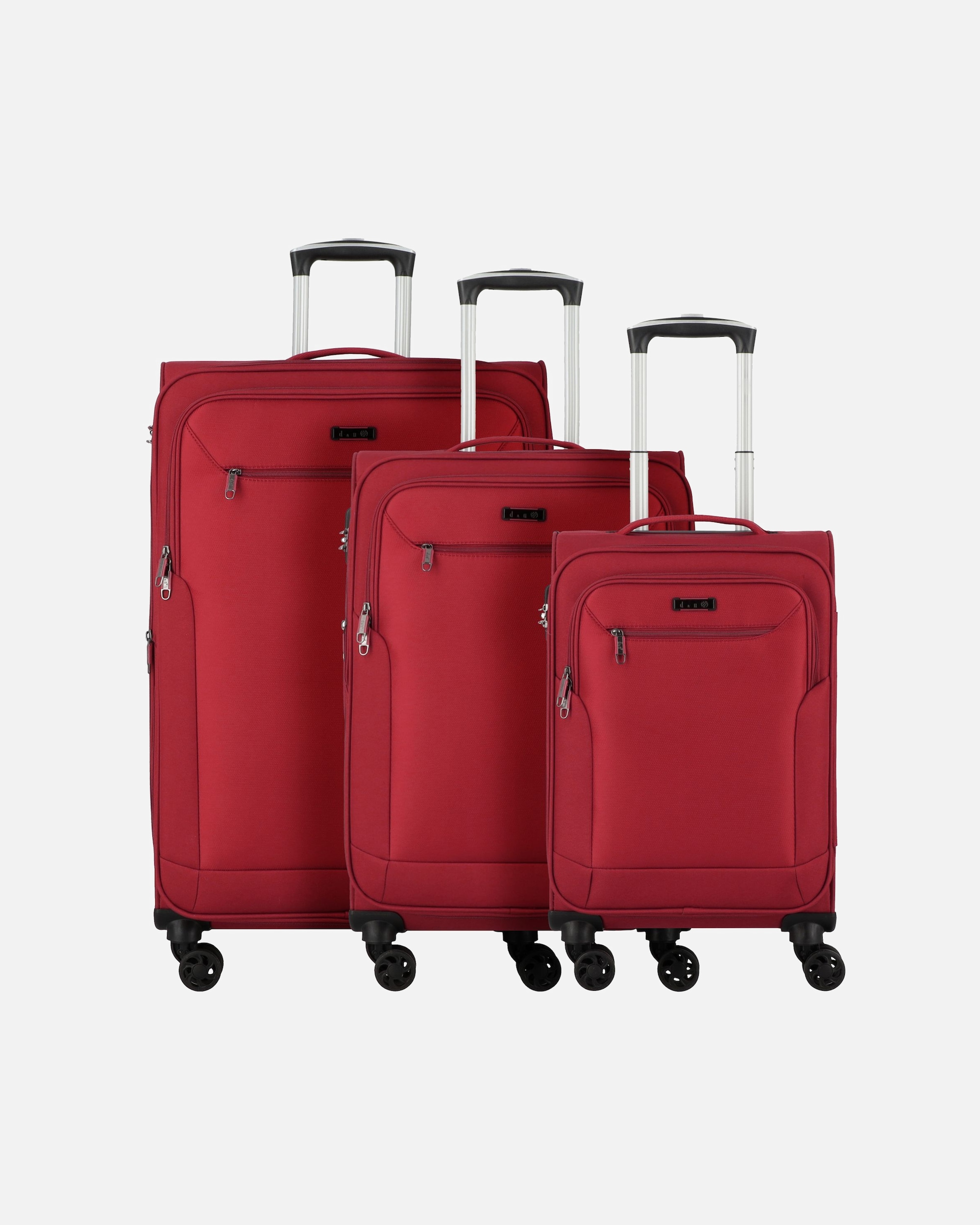 Valise for HommeTravel Line 6804 Set de valises à 4 roulettes 3pcs.bordeaux
