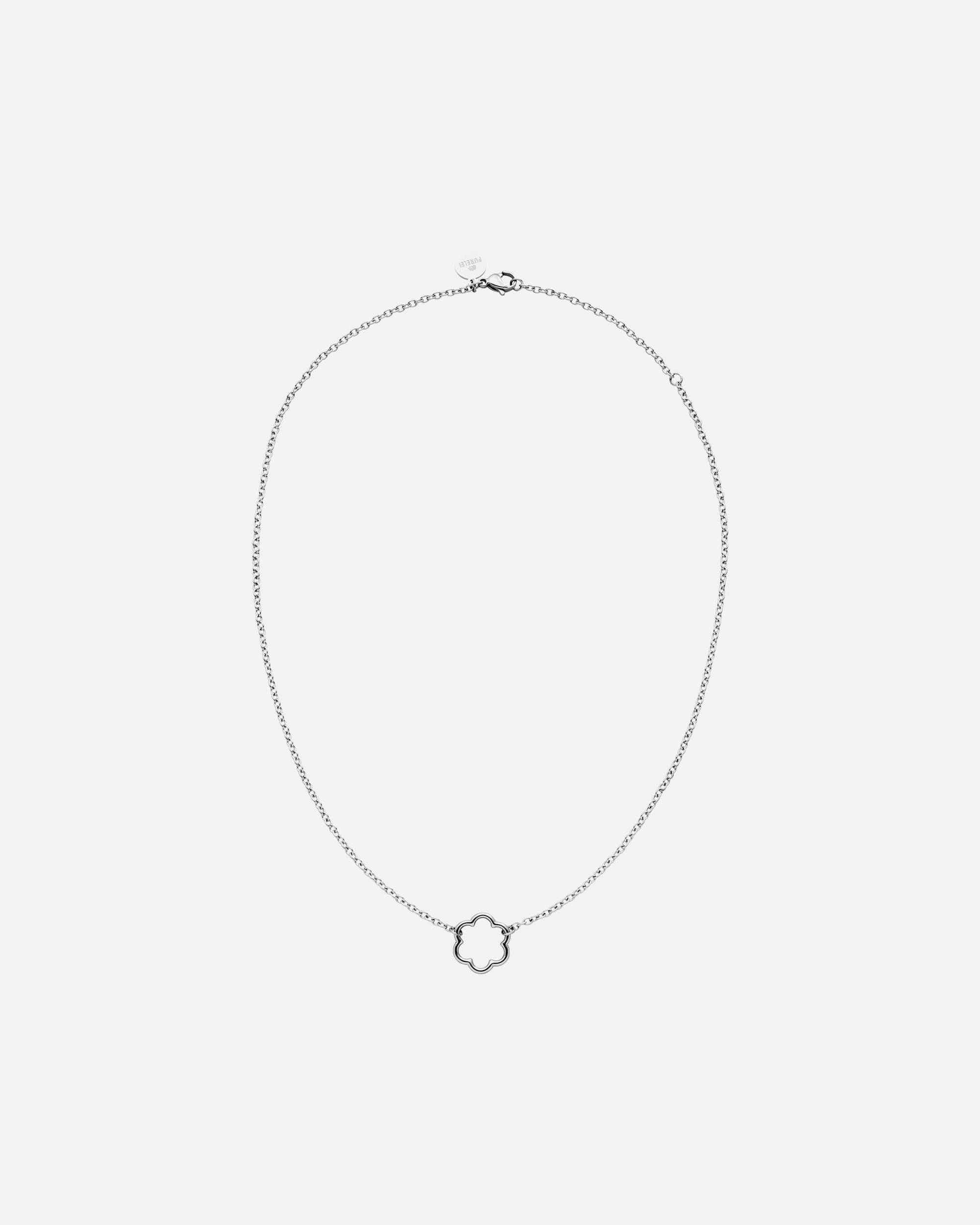 Collier for FemmePureleiBloom Collier 100% acier inoxydableArgent