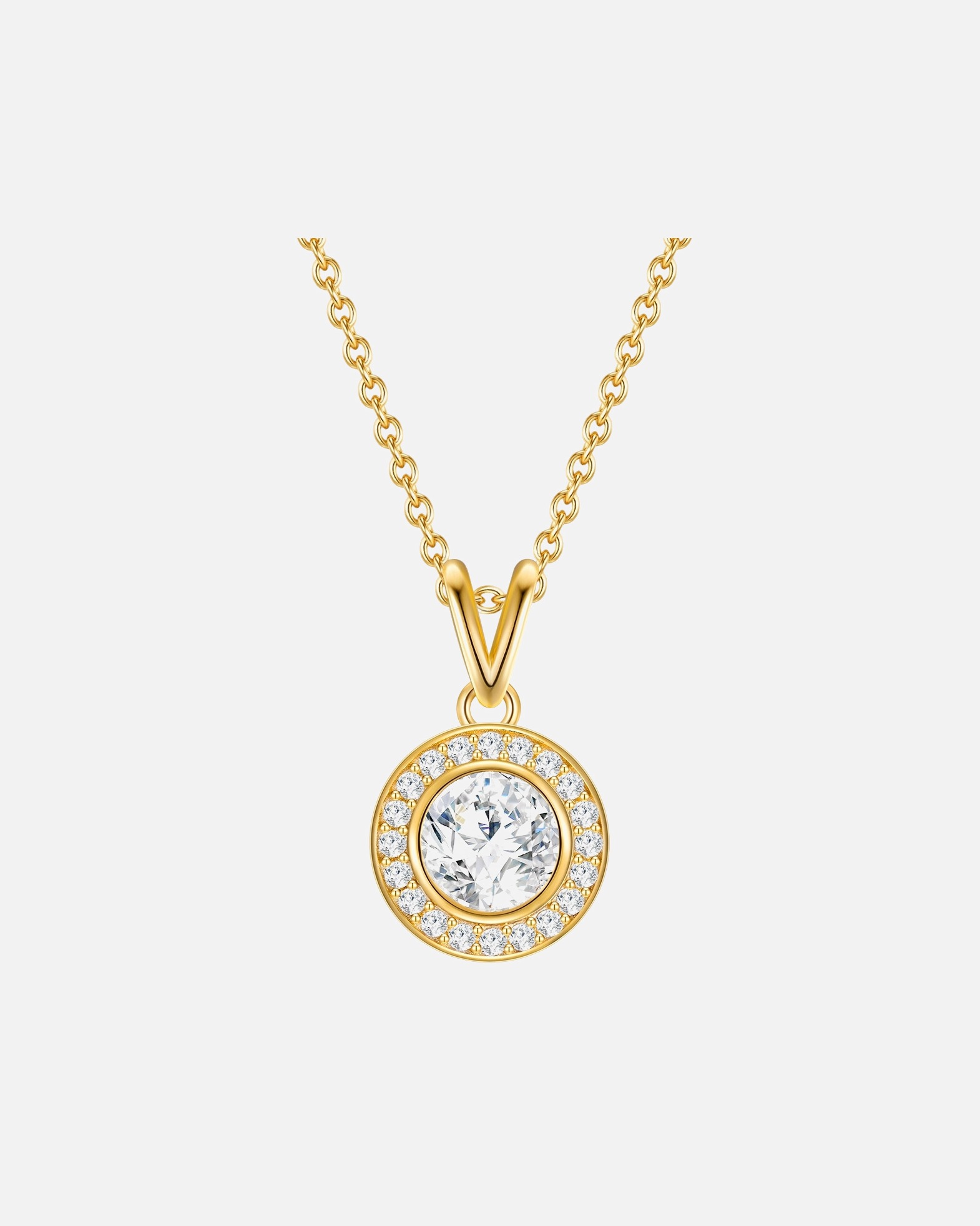 Collier for FemmeRafaela DonataChaîne Argent sterling Oxyde de zirconium (CZ) en Or jaune40,0 cm Basiskette + 5,0 cm Verlängerung