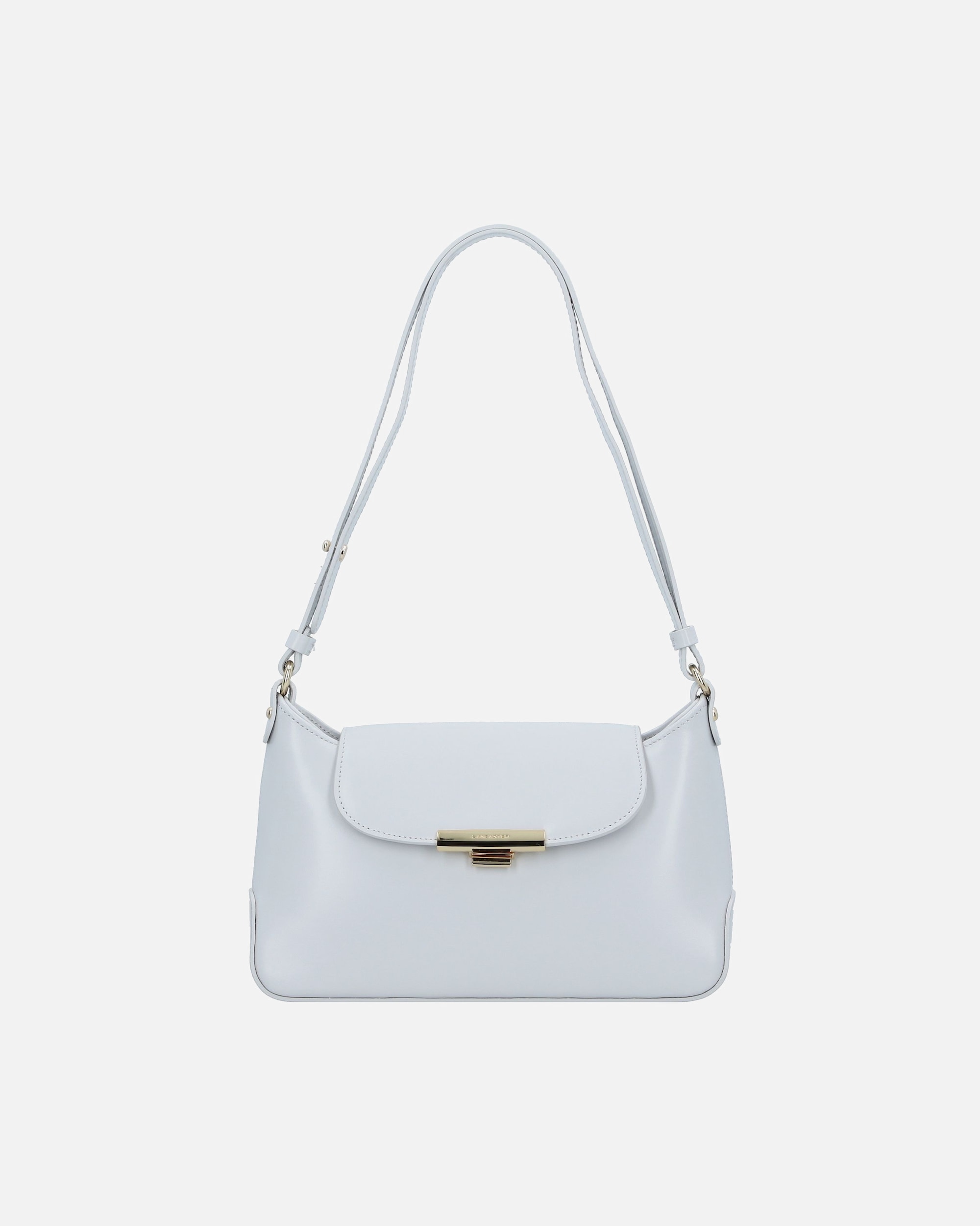 Handtasche für Weiblich Lancaster Paris Suave Evenly Schultertasche grisclai