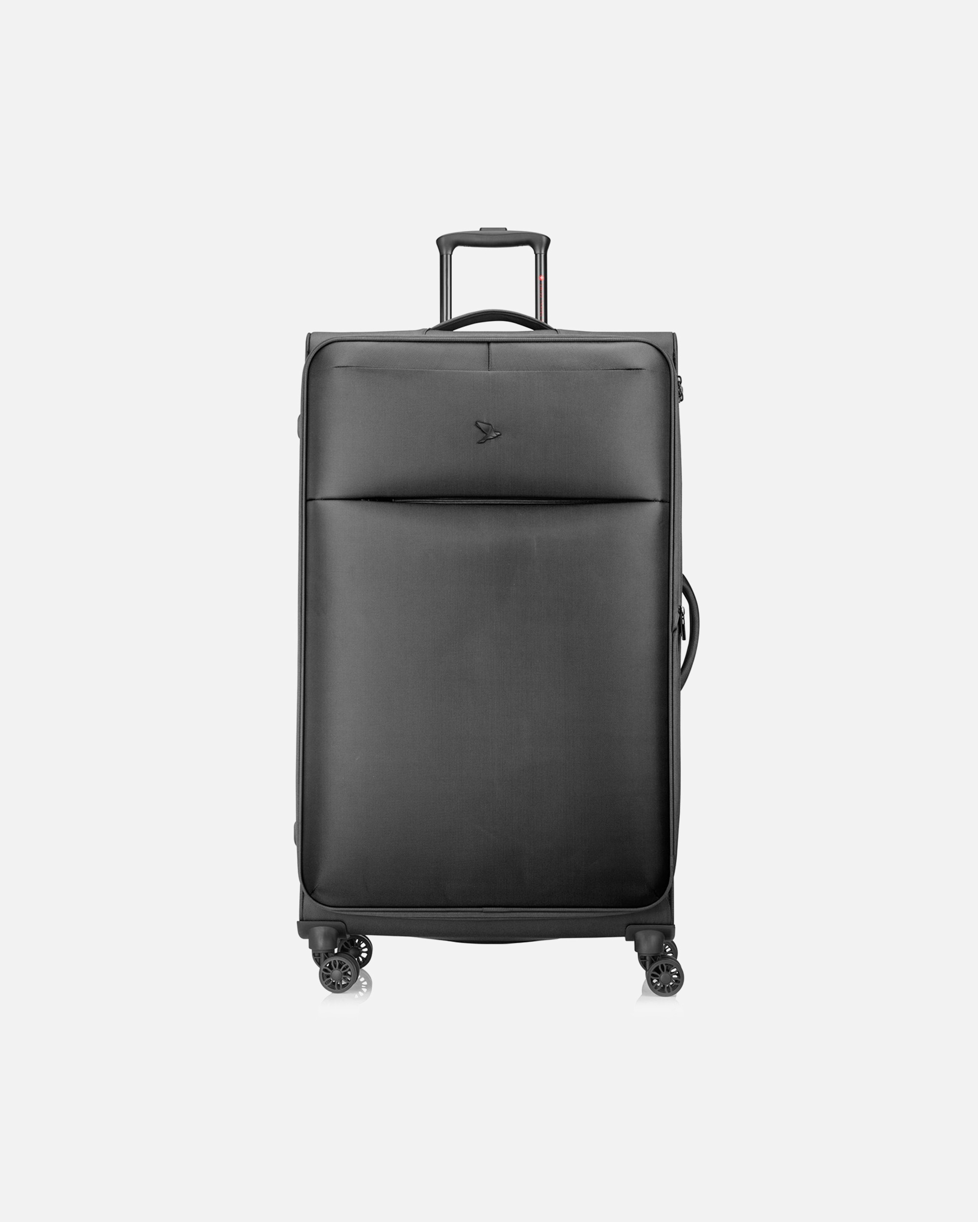 Valise trolley for HommeGoUp 4 roulettes Trolley L 76 cm avec soufflet d'extensionschwarz