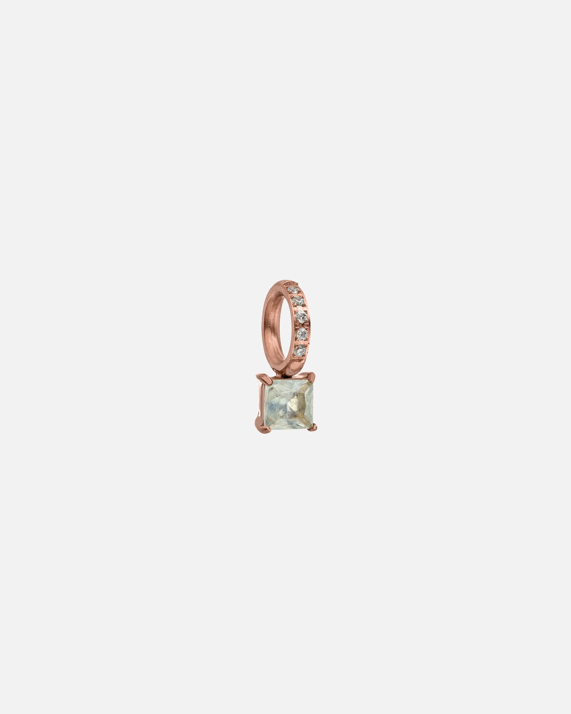 Schmuckanhänger für Unisex Purelei Geburtsstein März Aquamarin Charm 100% Edelstahl Rosegold