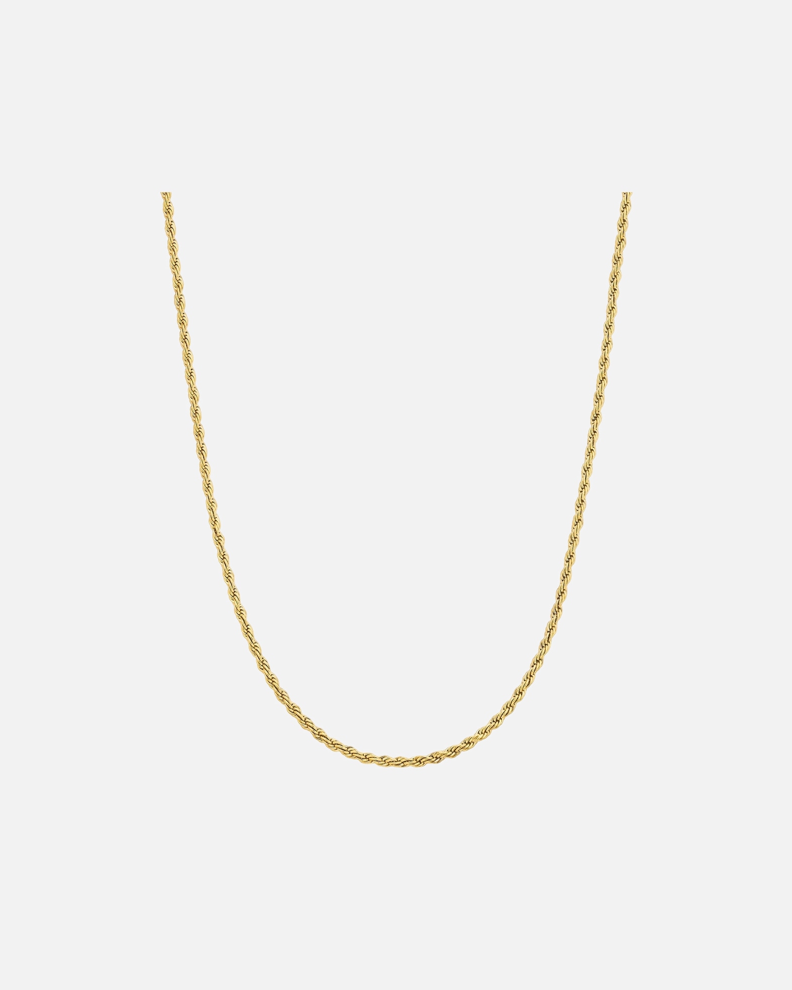 Collier for HommeCollier en acier inoxydable en or jaune50 cm