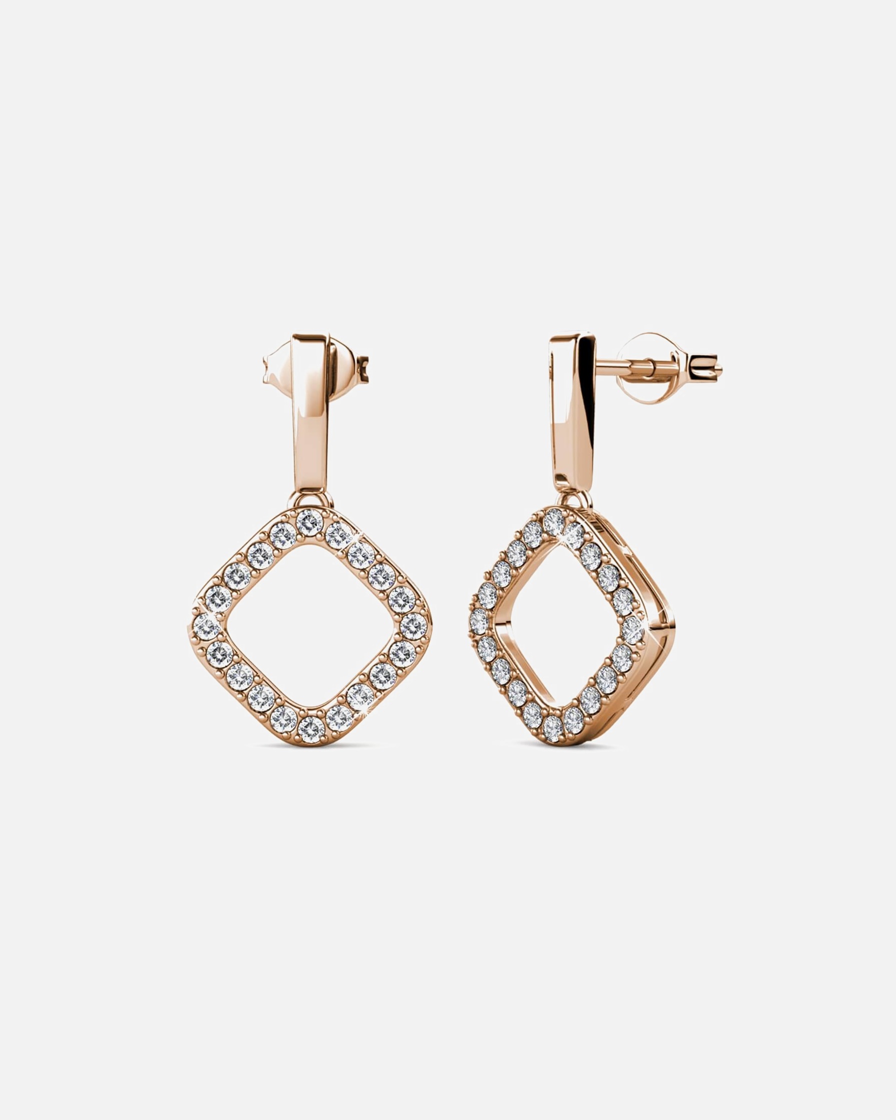 Ohrringe für Weiblich MYC-Paris Irina Ohrringe Irina Ohrringe - Roségold und Kristall