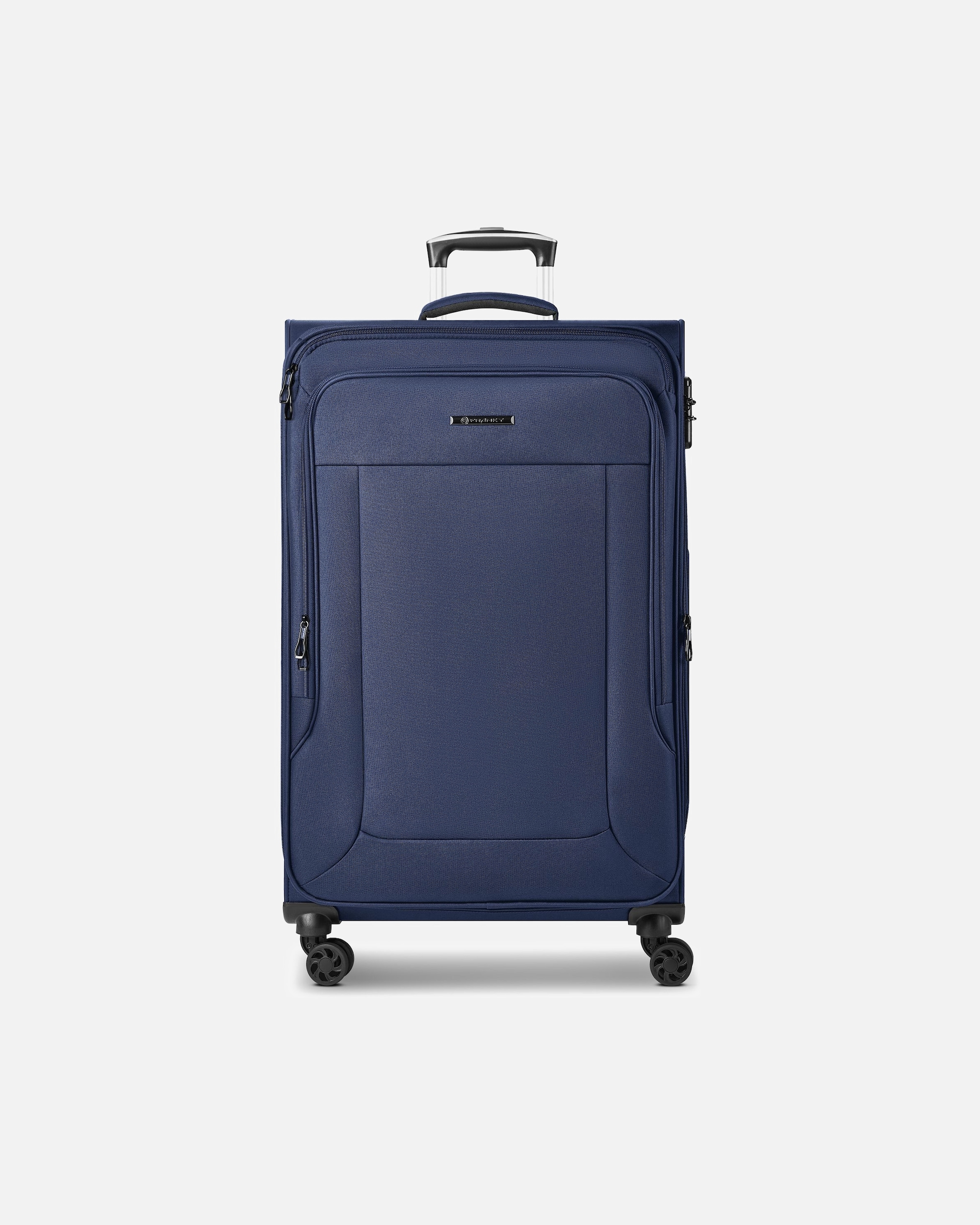 Trolley für Männlich Franky Melbourne 3.0 4-Rollen Trolley 79 cm mit Dehnfalte dark blue